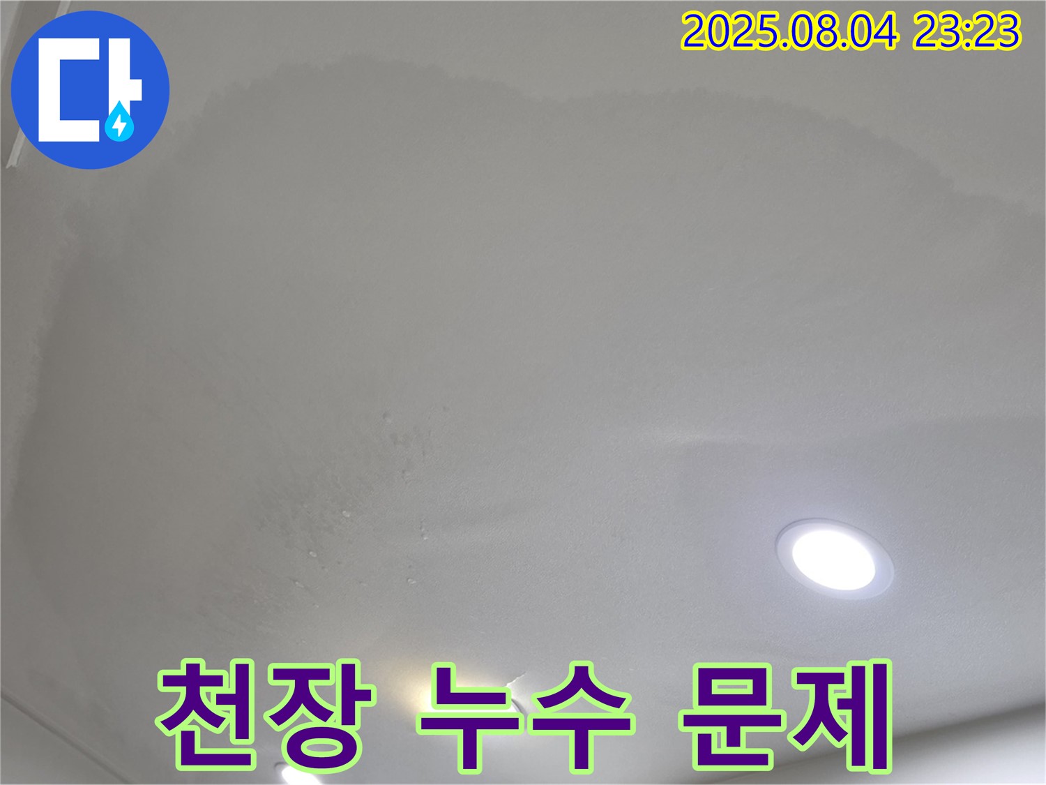 양주 삼숭동 아파트 누수 - 천장 누수 문제 해결