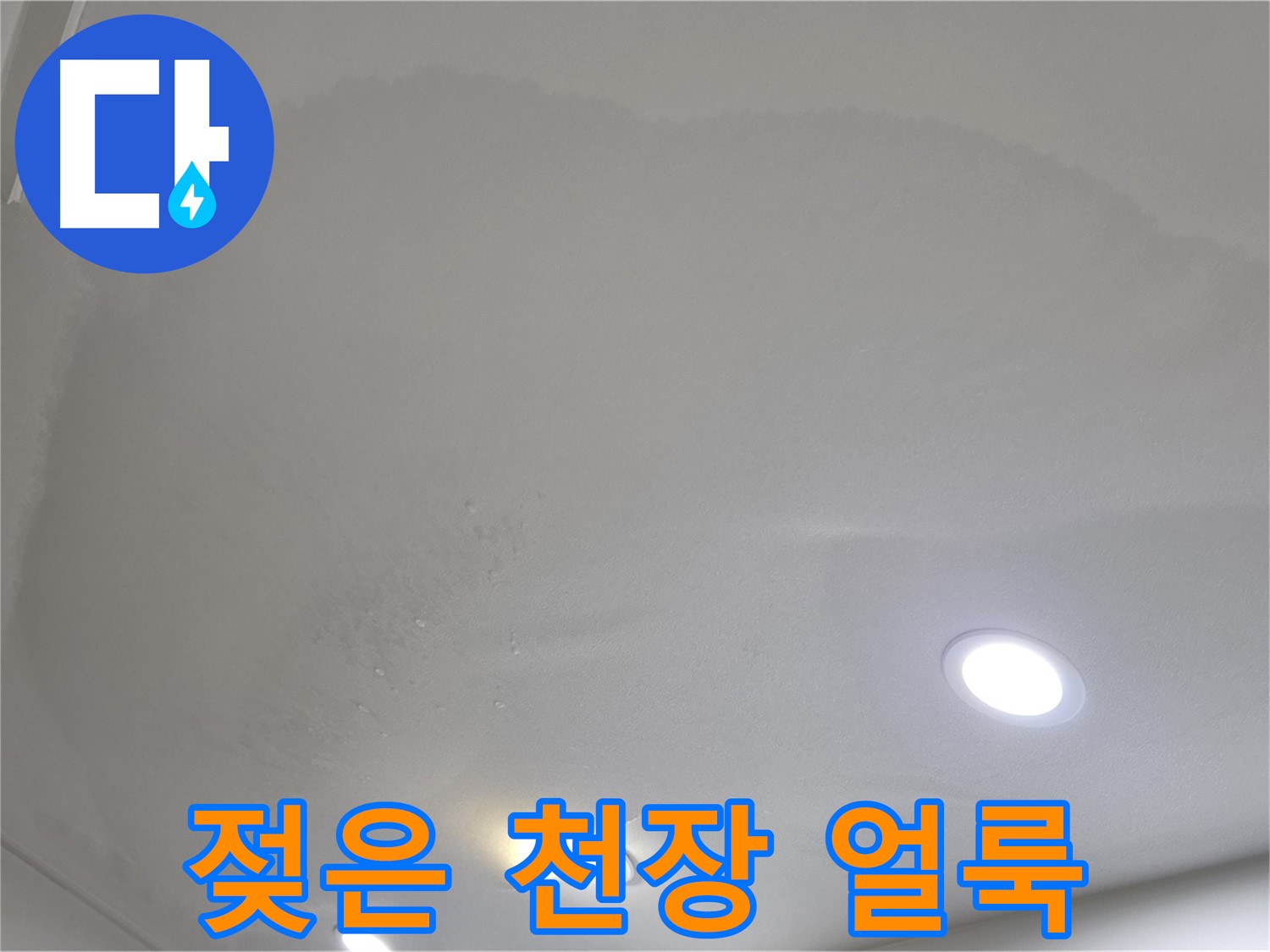 양주 삼숭동 자이 - 젖은 천장과 물 얼룩