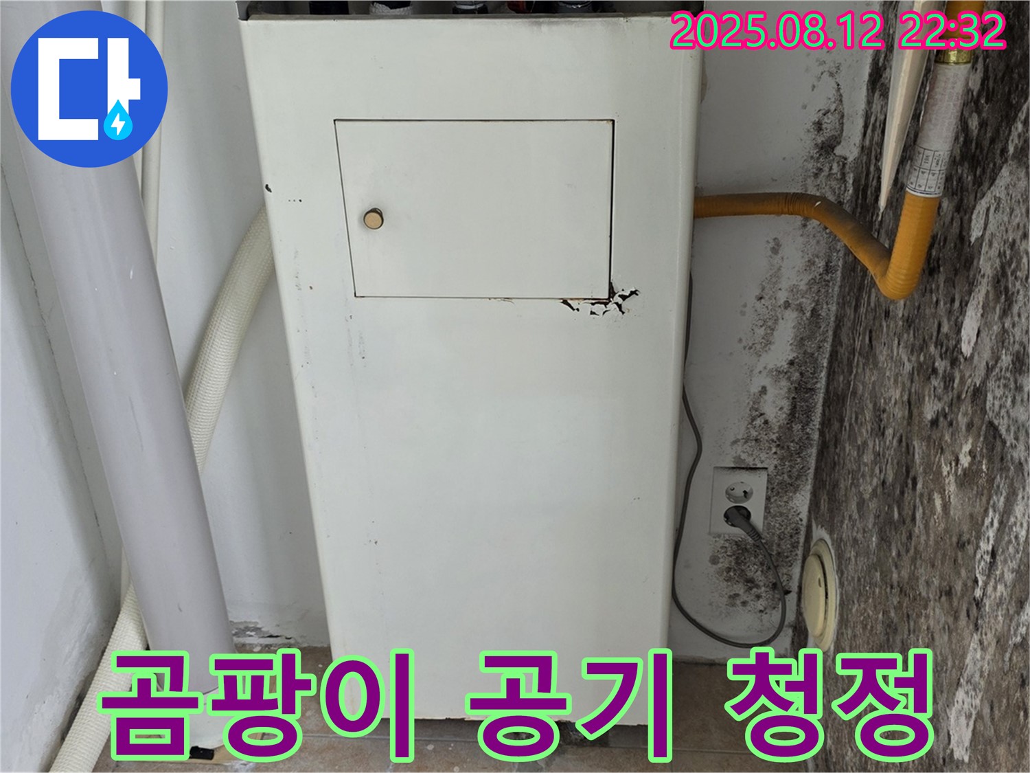 누수탐지 후 곰팡이 제거 및 실내 공기 청정 - 건강한 공간으로!