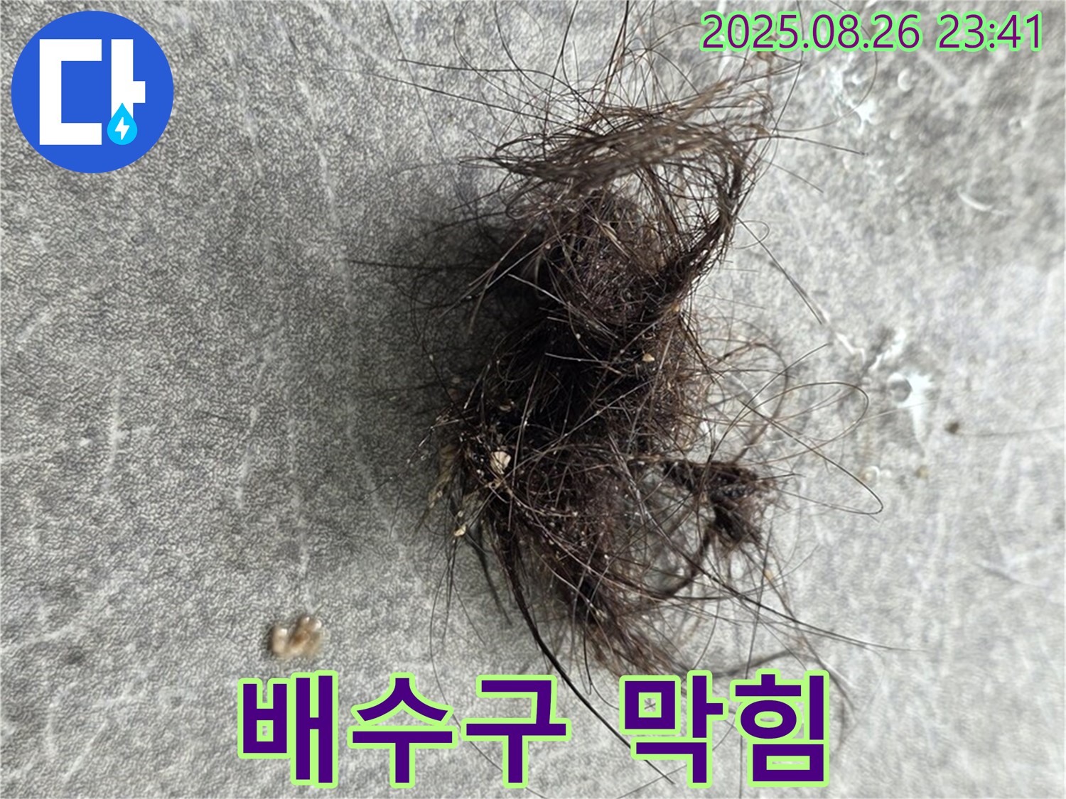 김포 누수탐지 - 배수구 막힘으로 인한 누수