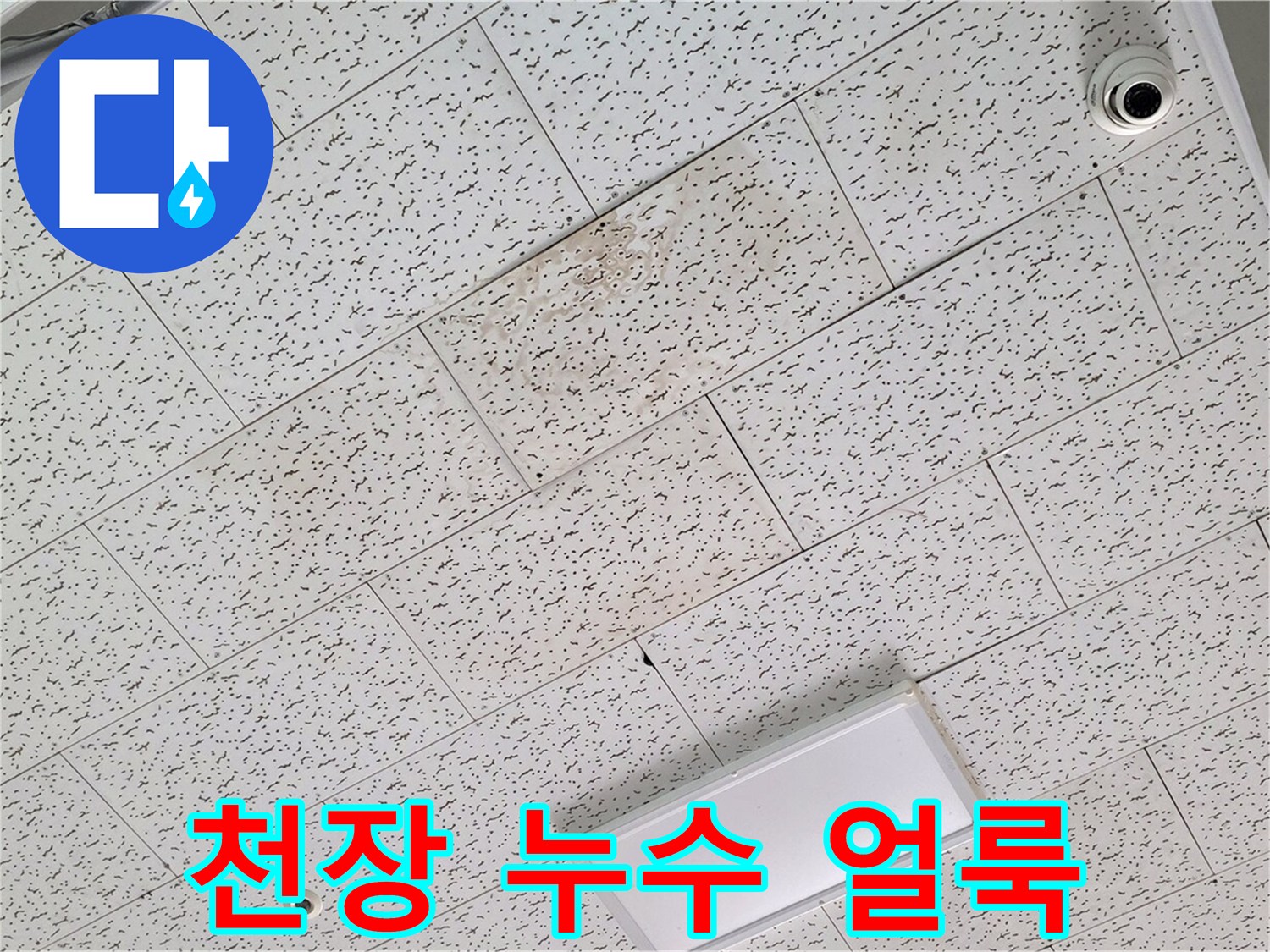 김포 장기동 천장 누수 - 누수로 인한 천장 얼룩