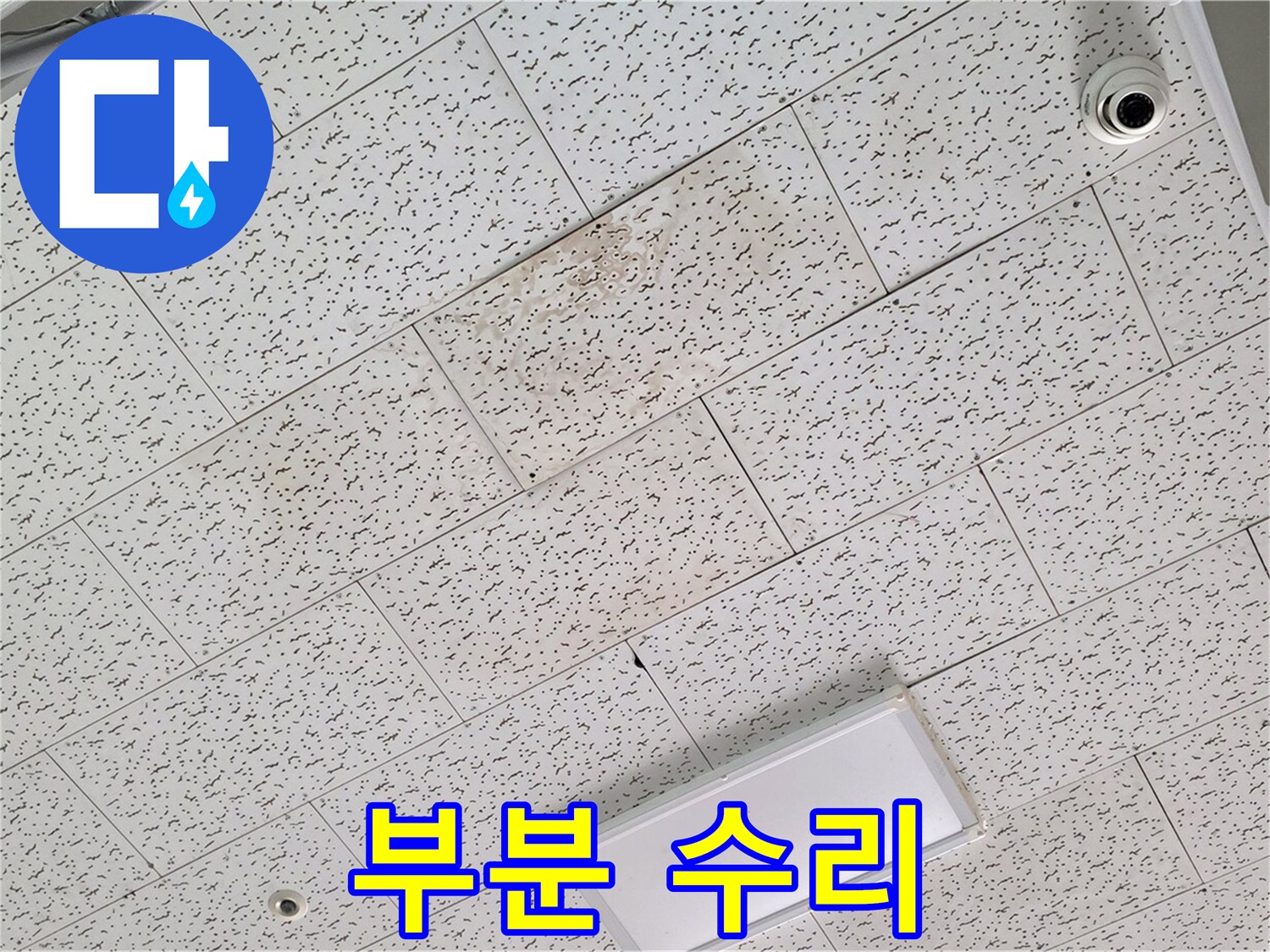 김포 장기동 텍스 천장 누수 - 부분 수리 가능 여부 및 장단점