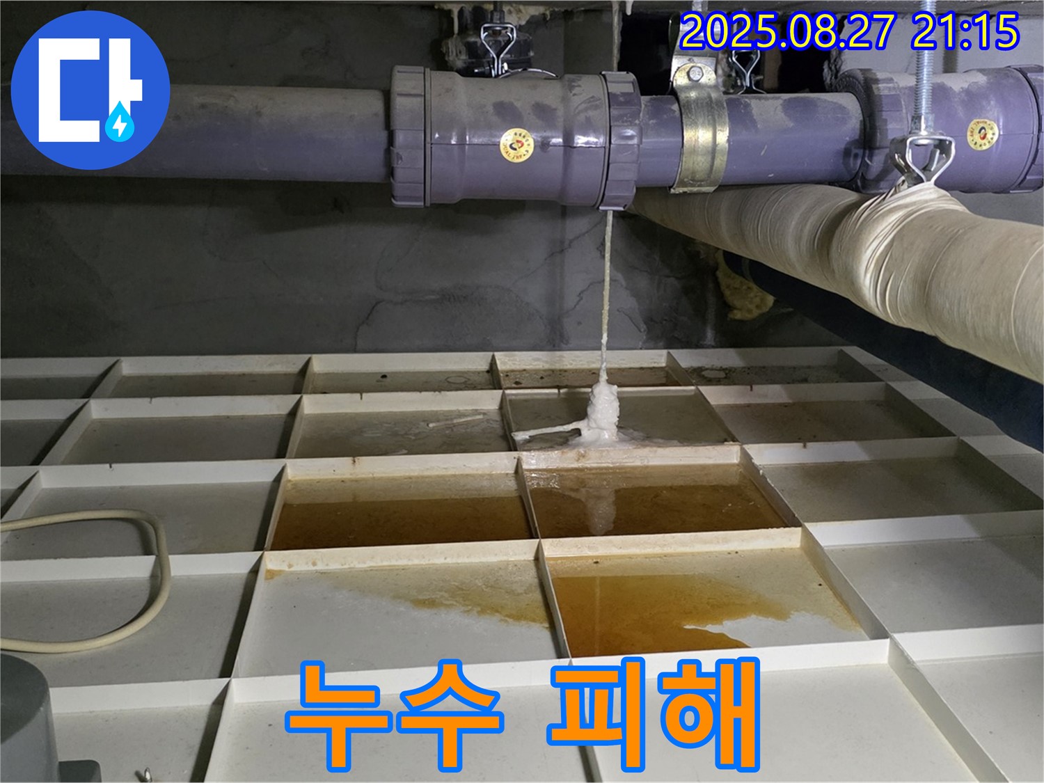 누수 피해 - 고객 만족 최우선!