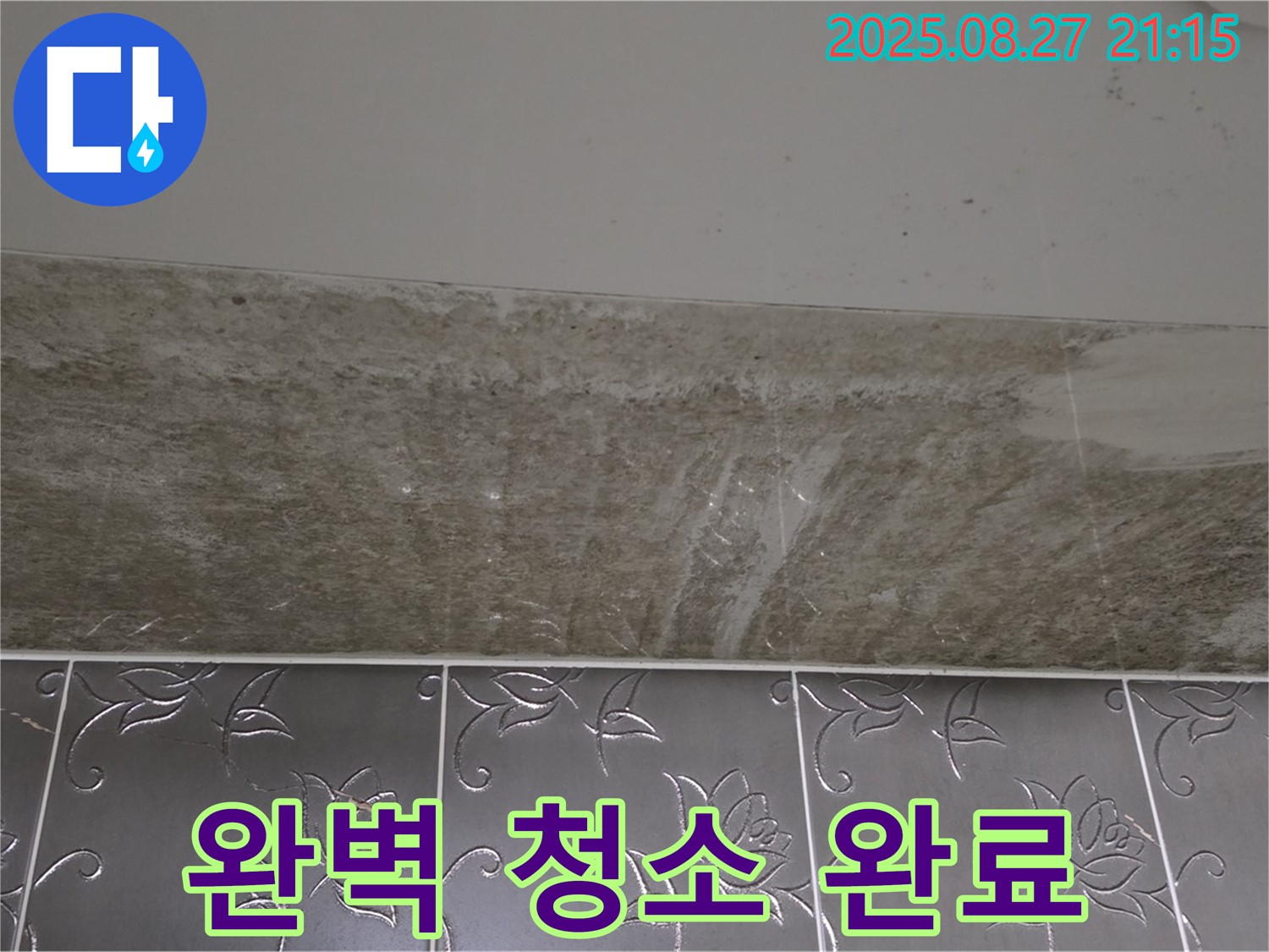 산운마을 6단지 곰팡이 - 곰팡이, 완벽하게 청소 완료!