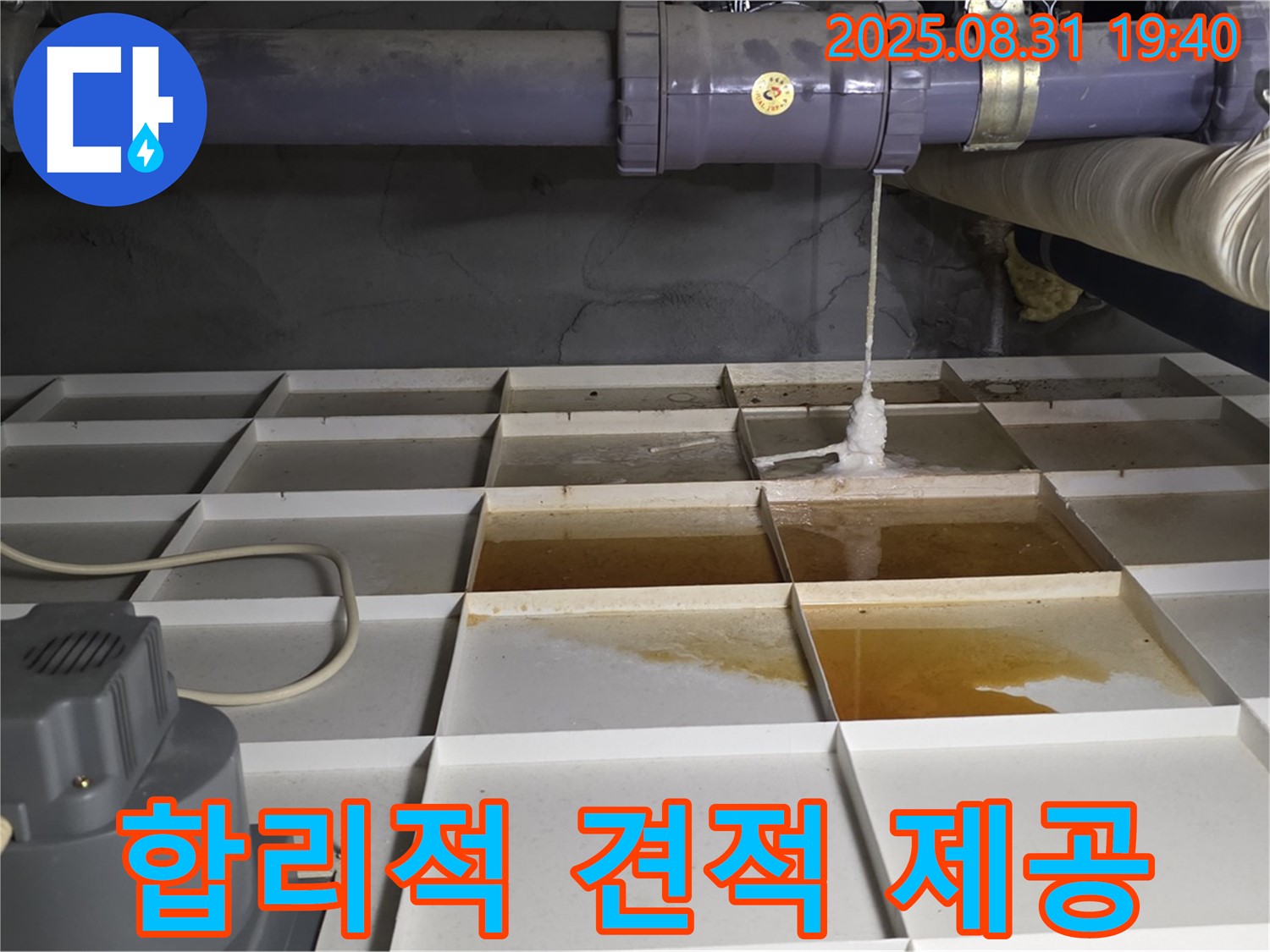 분당 백현동 건물 누수 - 합리적 견적, 고객 만족