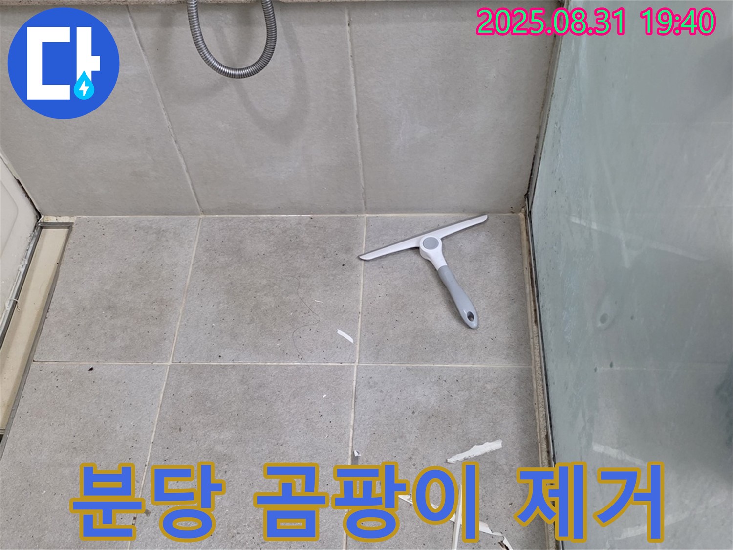 분당 산운로 욕실 누수 - 곰팡이 제거, 방수 준비