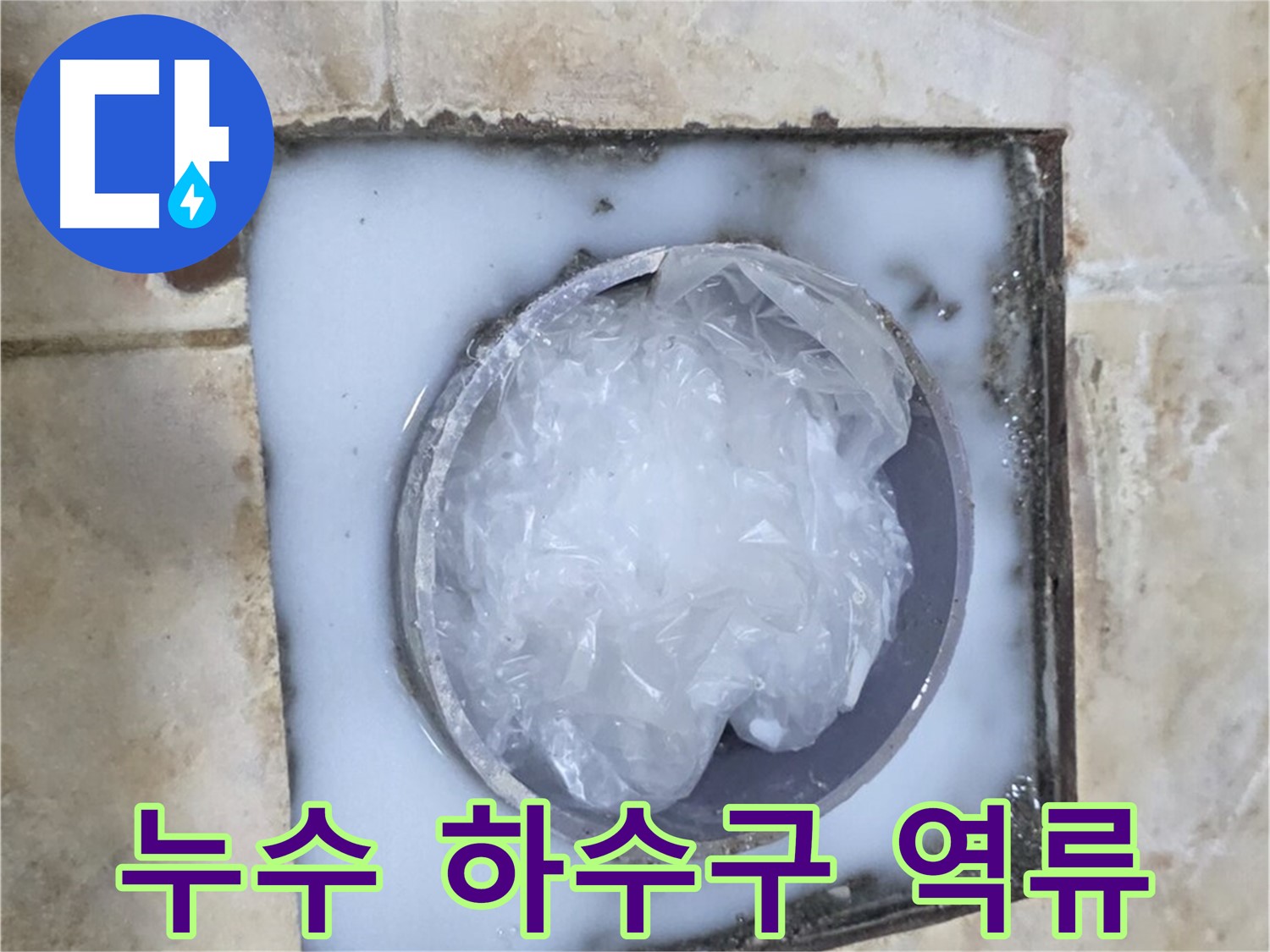 누수 - 욕실 하수구 역류 문제 해결 전문가