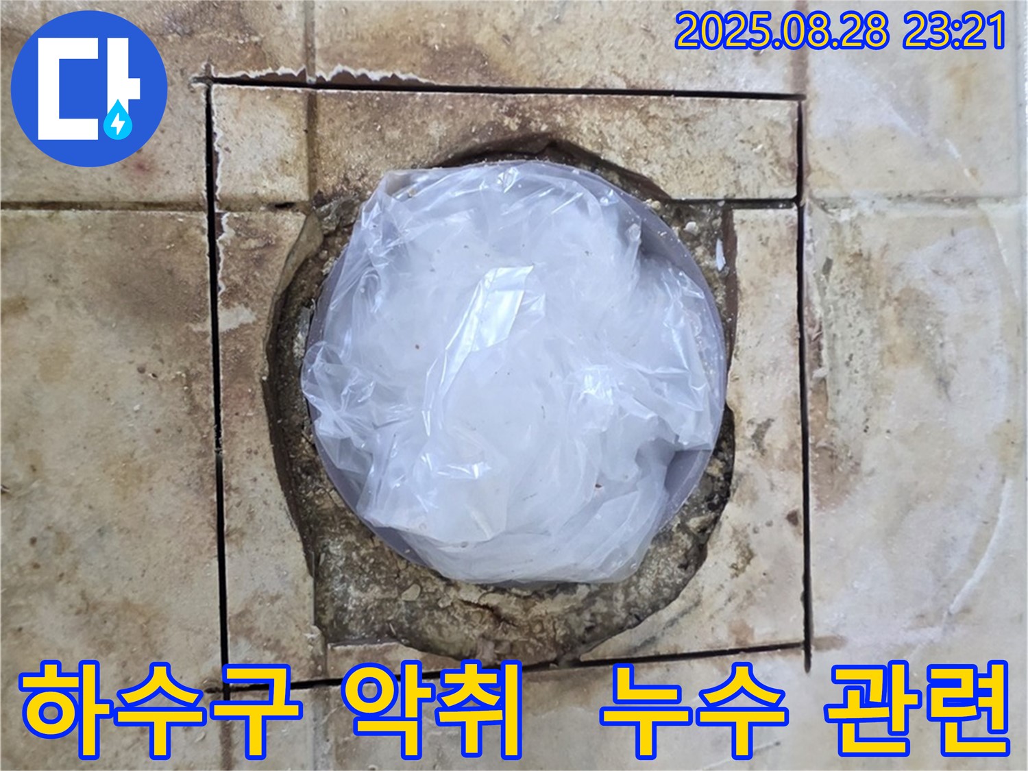 묵동 욕실 - 하수구 악취 - 누수와 관련