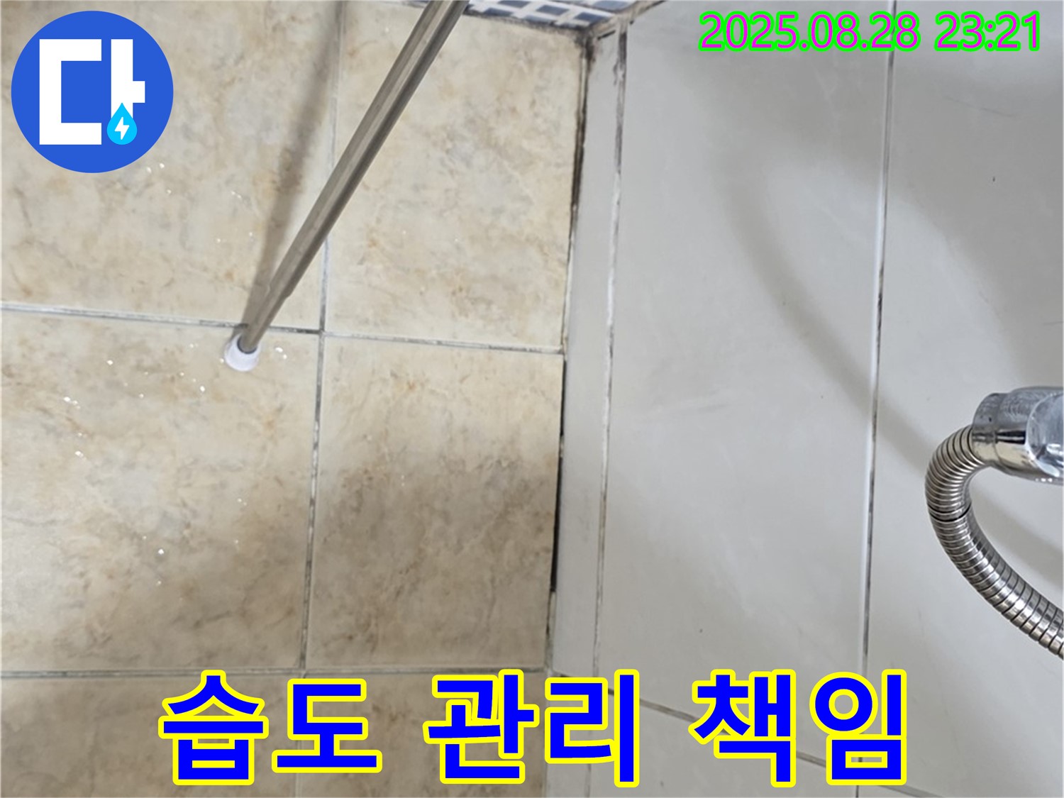 욕실 곰팡이 - 곰팡이 제거 후 습도 관리