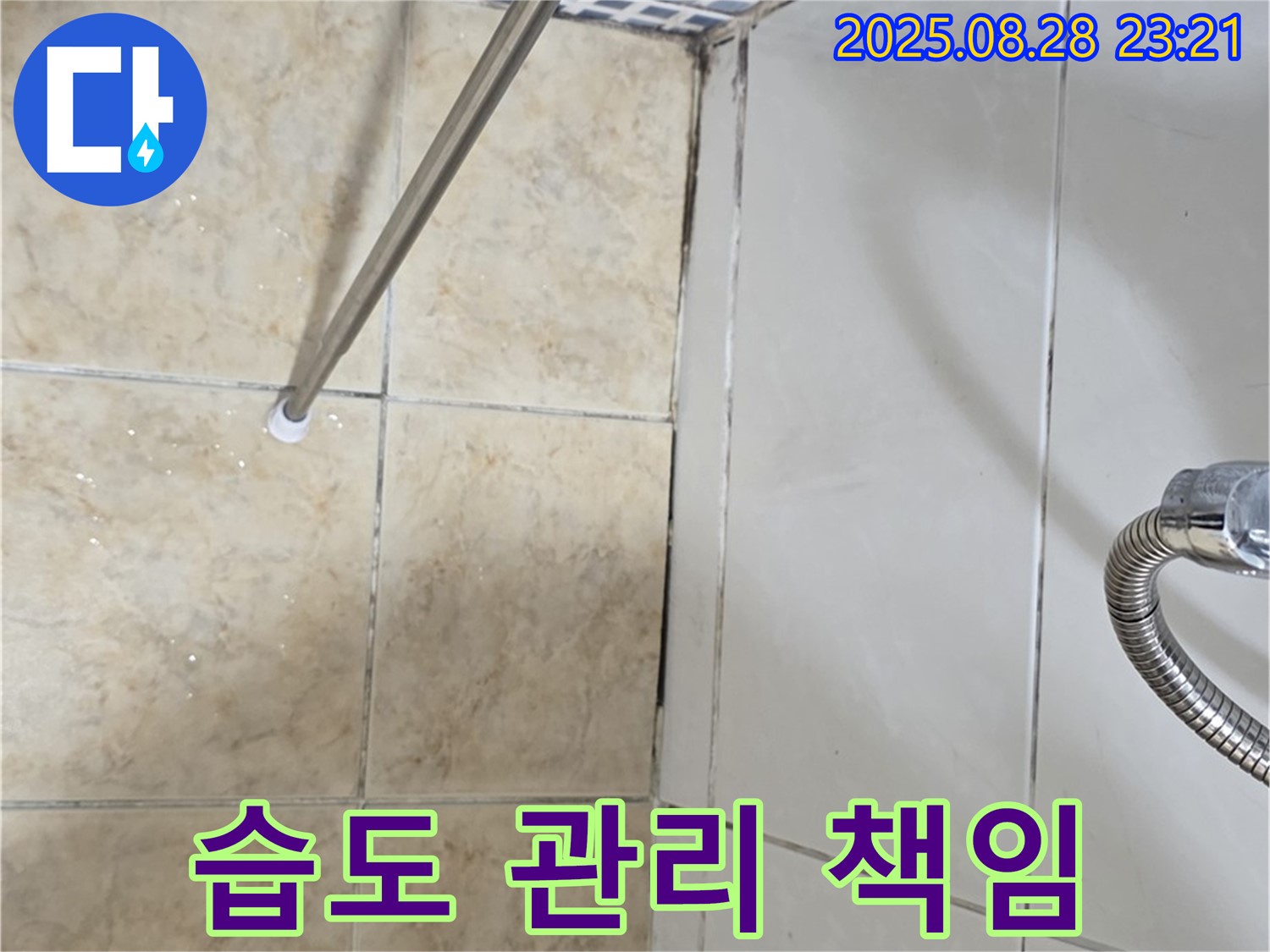 욕실 곰팡이 - 곰팡이 제거 후 습도 관리