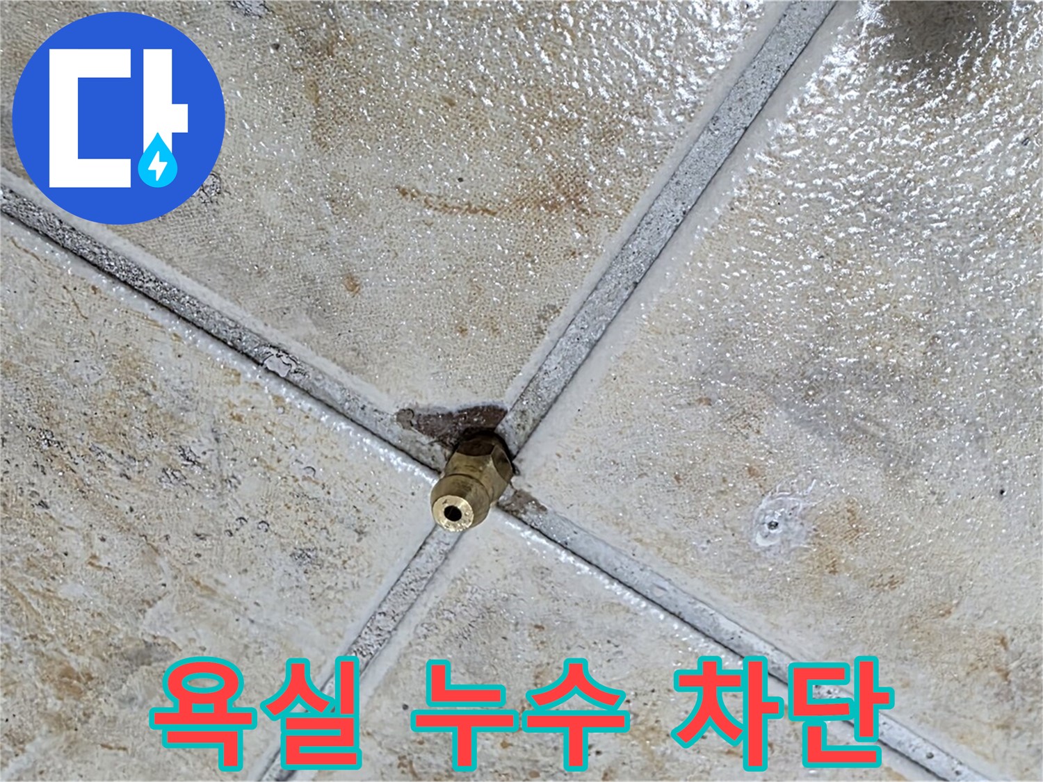 욕실 타일 누수 - 완벽 차단