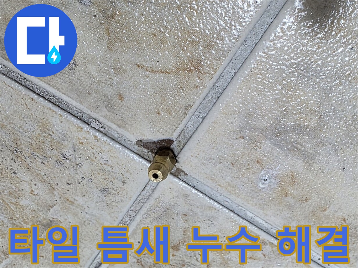 타일 틈새 누수 해결 - 신속하고 정확하게