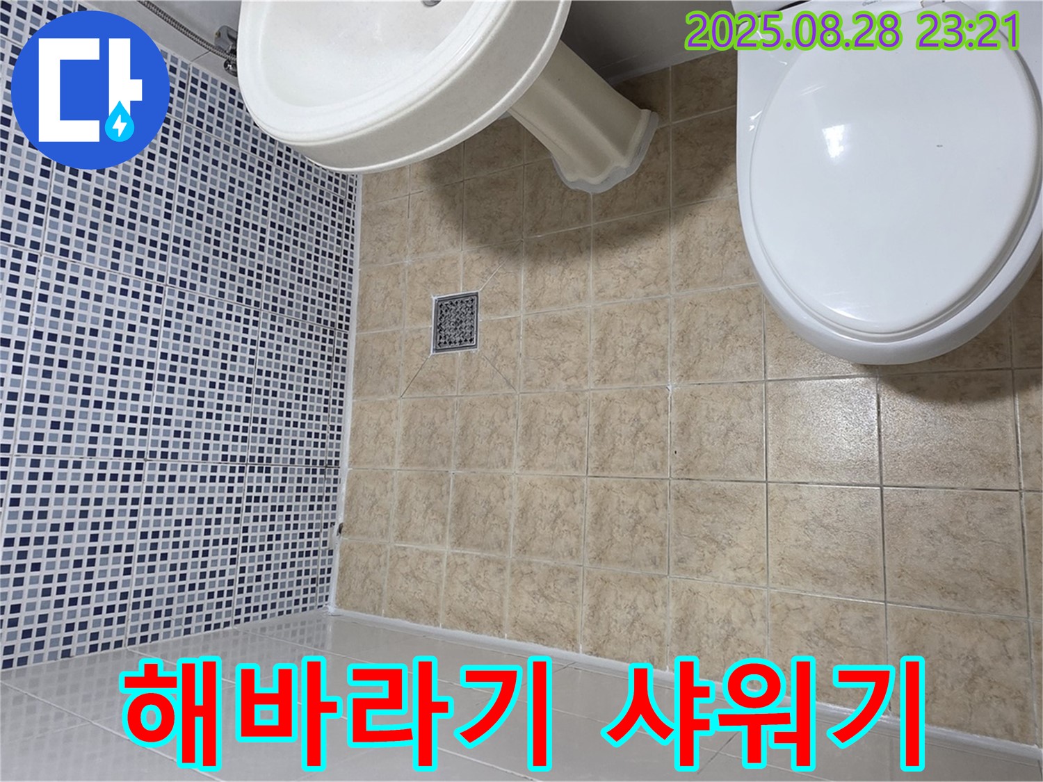 해바라기 샤워기 - 고급스러운 분위기