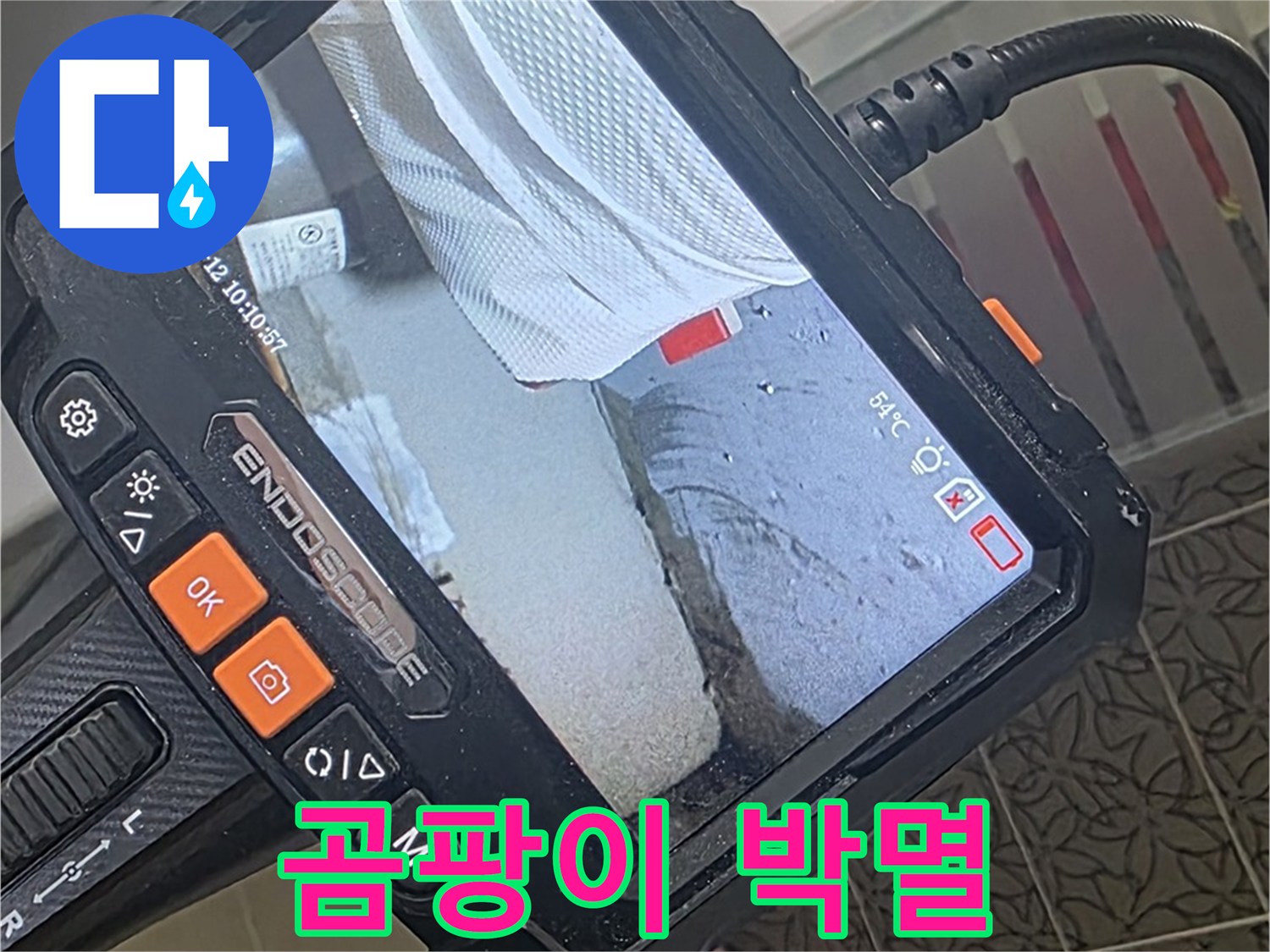 양주 서광아파트 싱크대 호스 누수 - 내시경으로 곰팡이 서식지까지 박멸