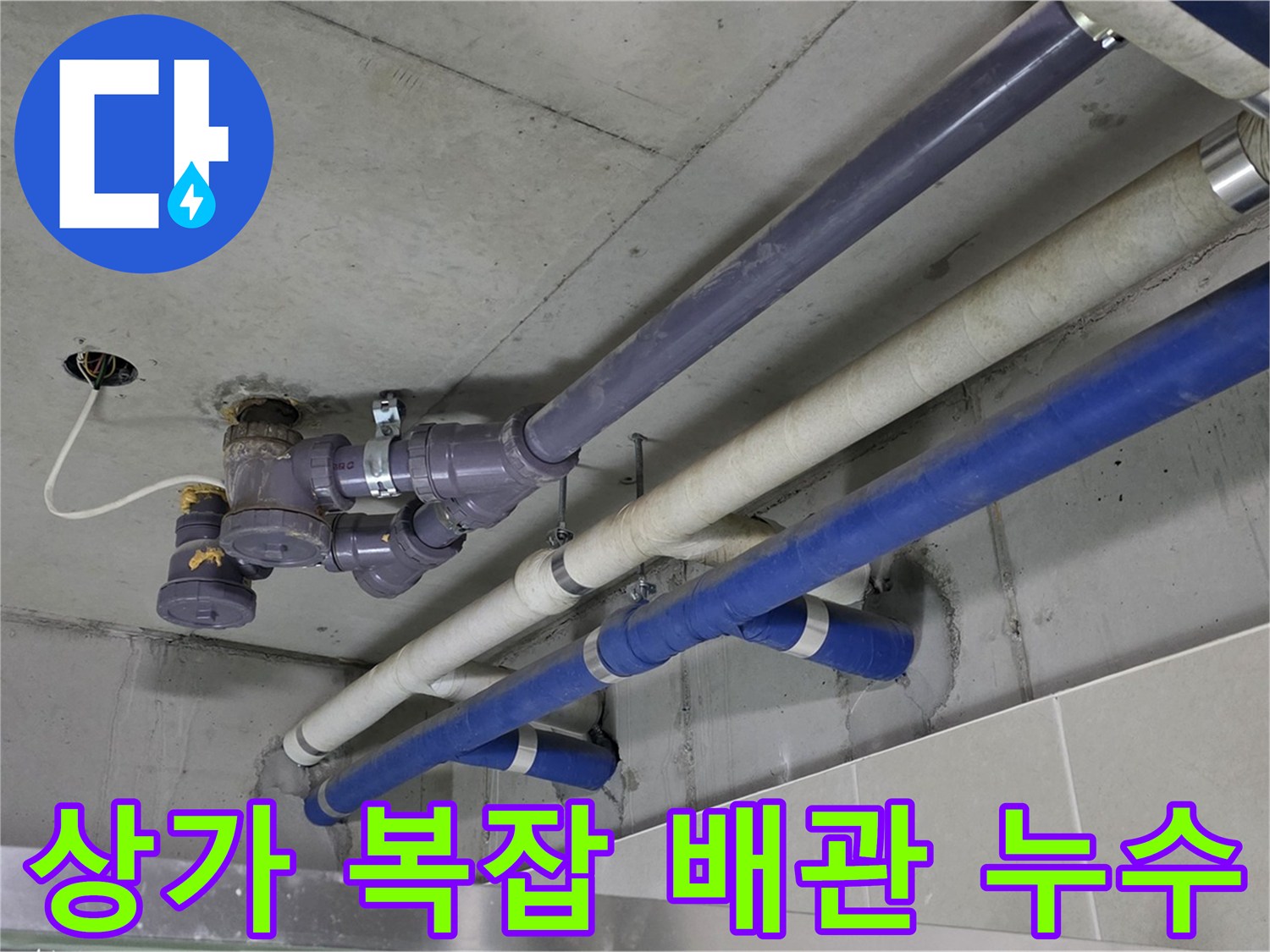 운중동 상가 복잡 배관 누수 - 꼼꼼한 점검으로 완벽 해결