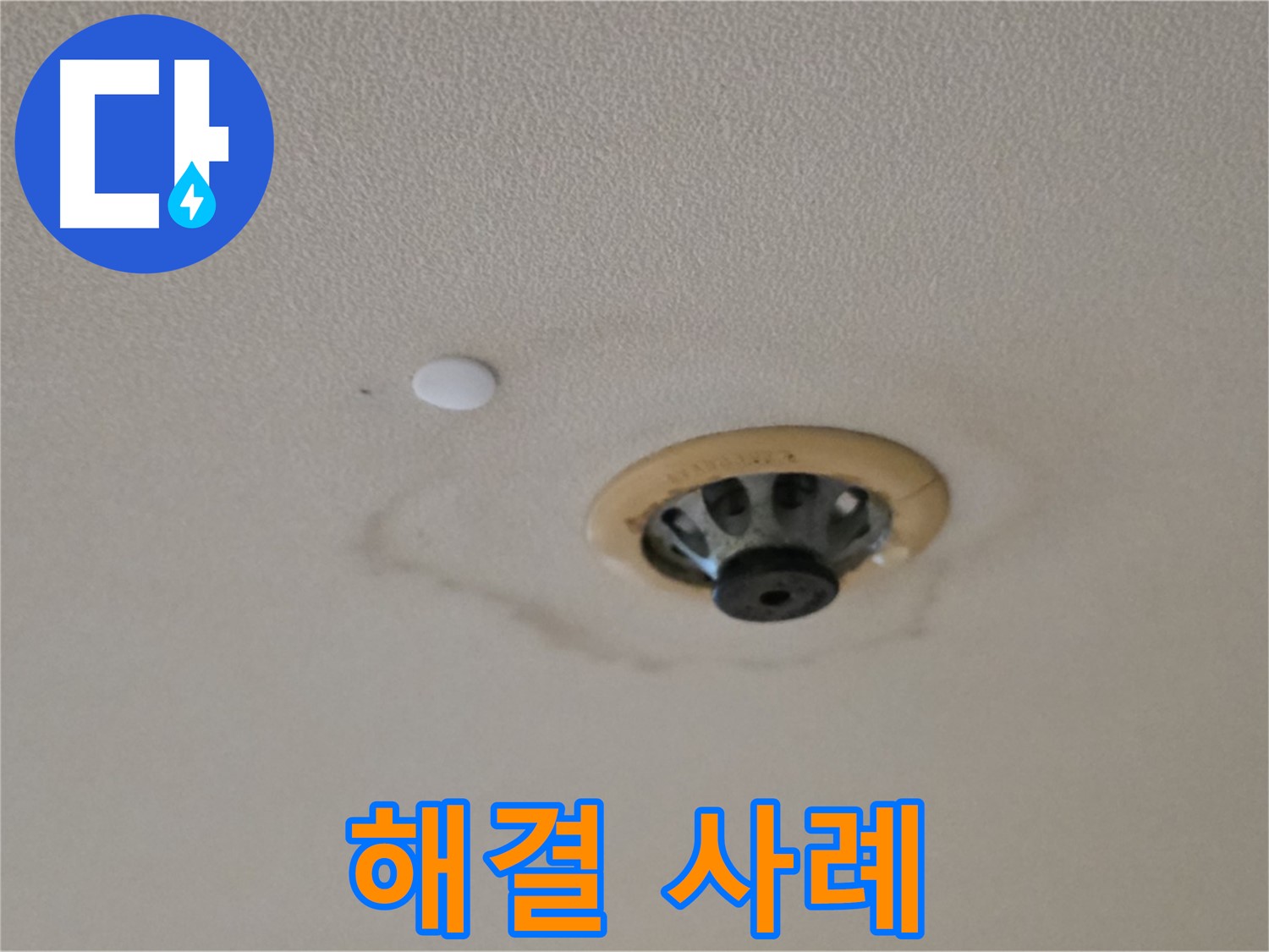 스프링클러 누수 해결 사례 - 완벽한 복구