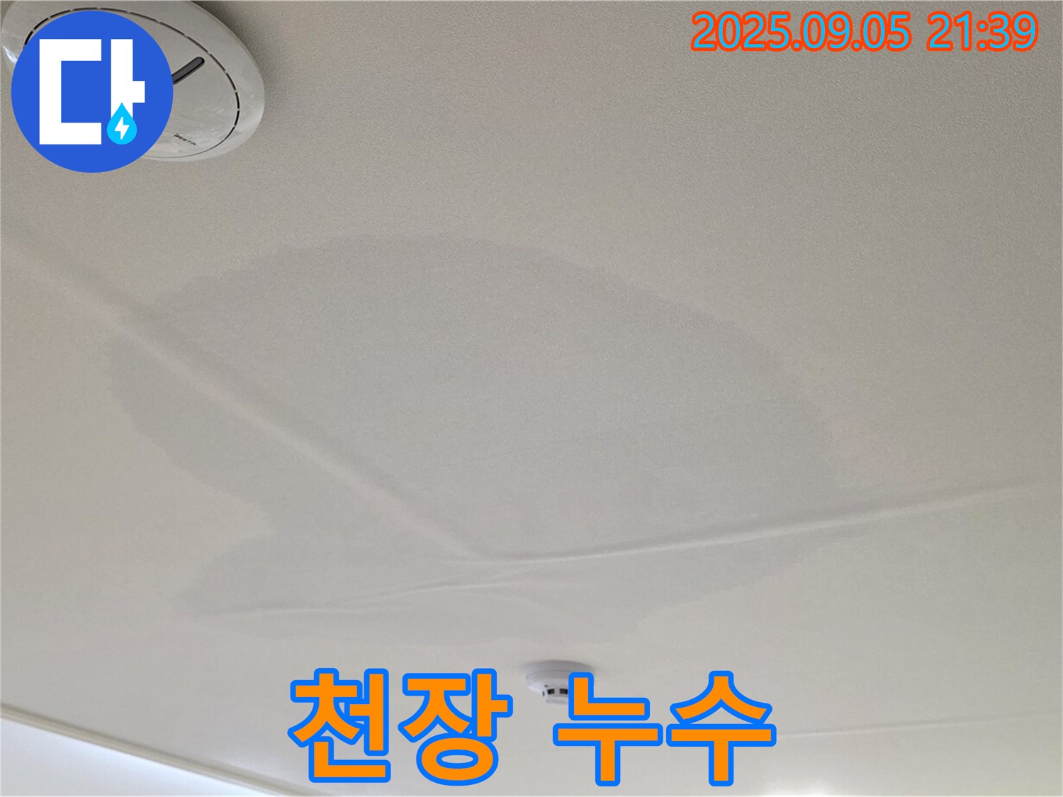사가정 아파트 누수 - 젖은 천장, 심각한 누수 피해