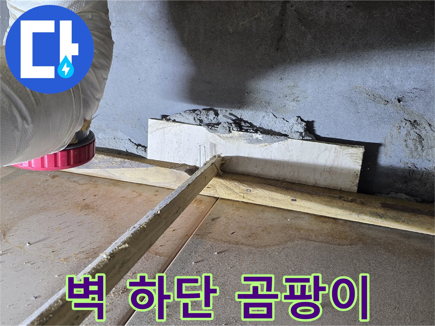 포천시 일동면 누수 - 벽 하단 곰팡이, 습기 문제 해결!
