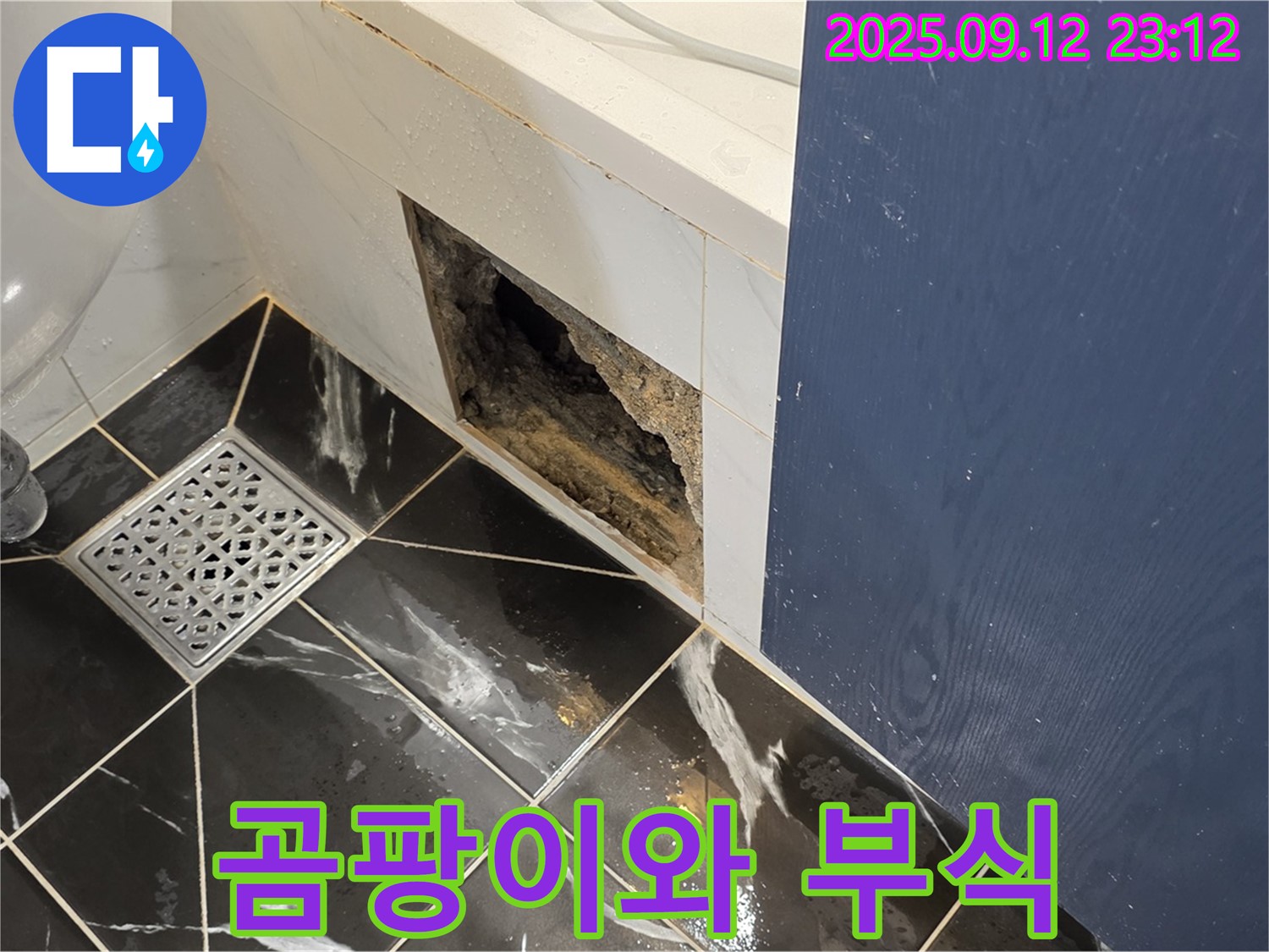 중계동 현대5차 아파트 누수 - 습기로 인한 곰팡이와 부식, 건강 위협