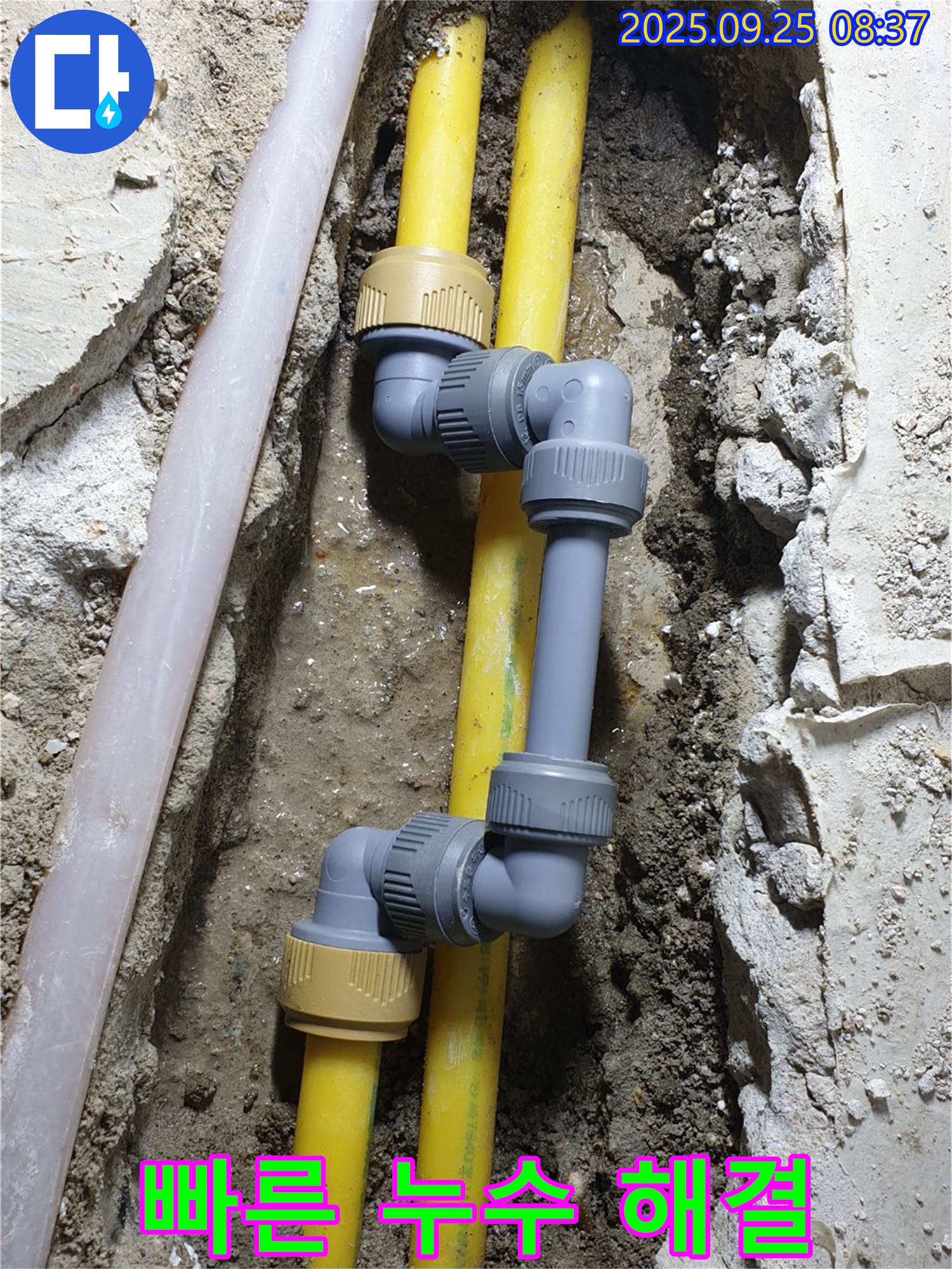 양주시 백석읍 연곡리 누수 - 빠르고 정확하게 누수 해결 완료!