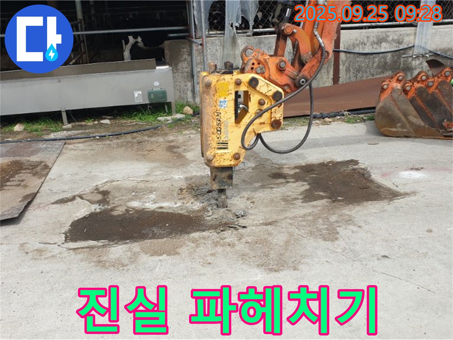 양주 백석읍 복지리 누수 - 콘크리트 파쇄, 숨겨진 누수 진실 파헤치기