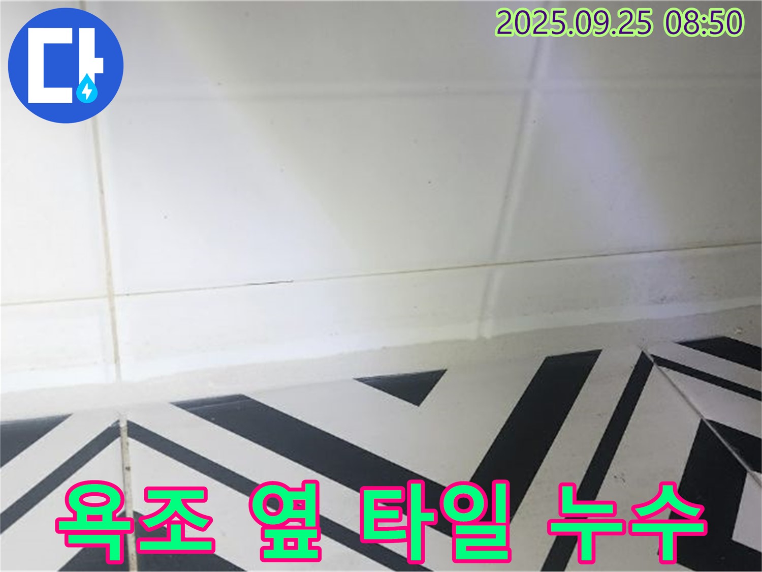 양주시 백석읍 오산리 욕조 옆 타일 틈새 누수 - 꼼꼼한 점검과 시공으로 완벽 해결
