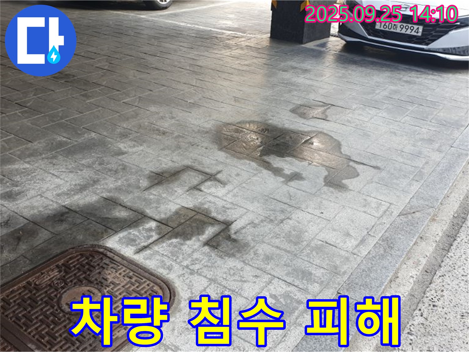 의정부 주차장 누수 - 주차 라인 침수, 차량 피해 발생! 빠른 조치 필요