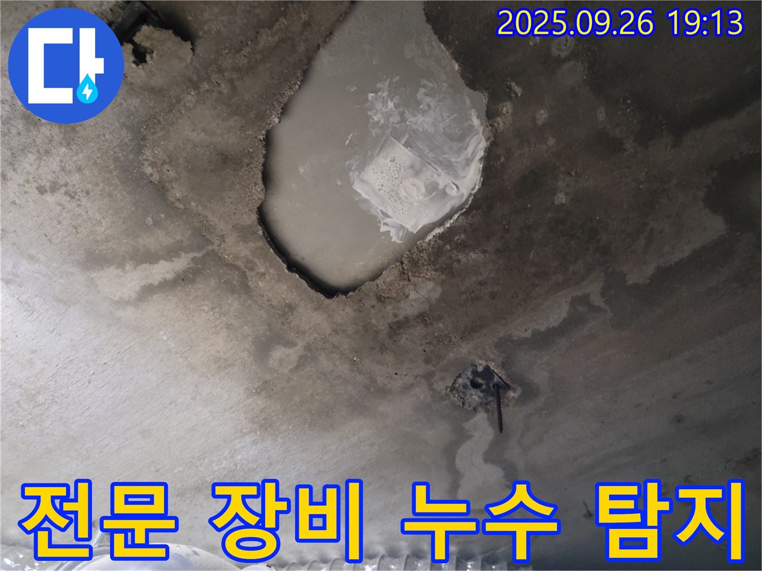 누수 탐지 - 전문 장비 - 정확한 위치 파악