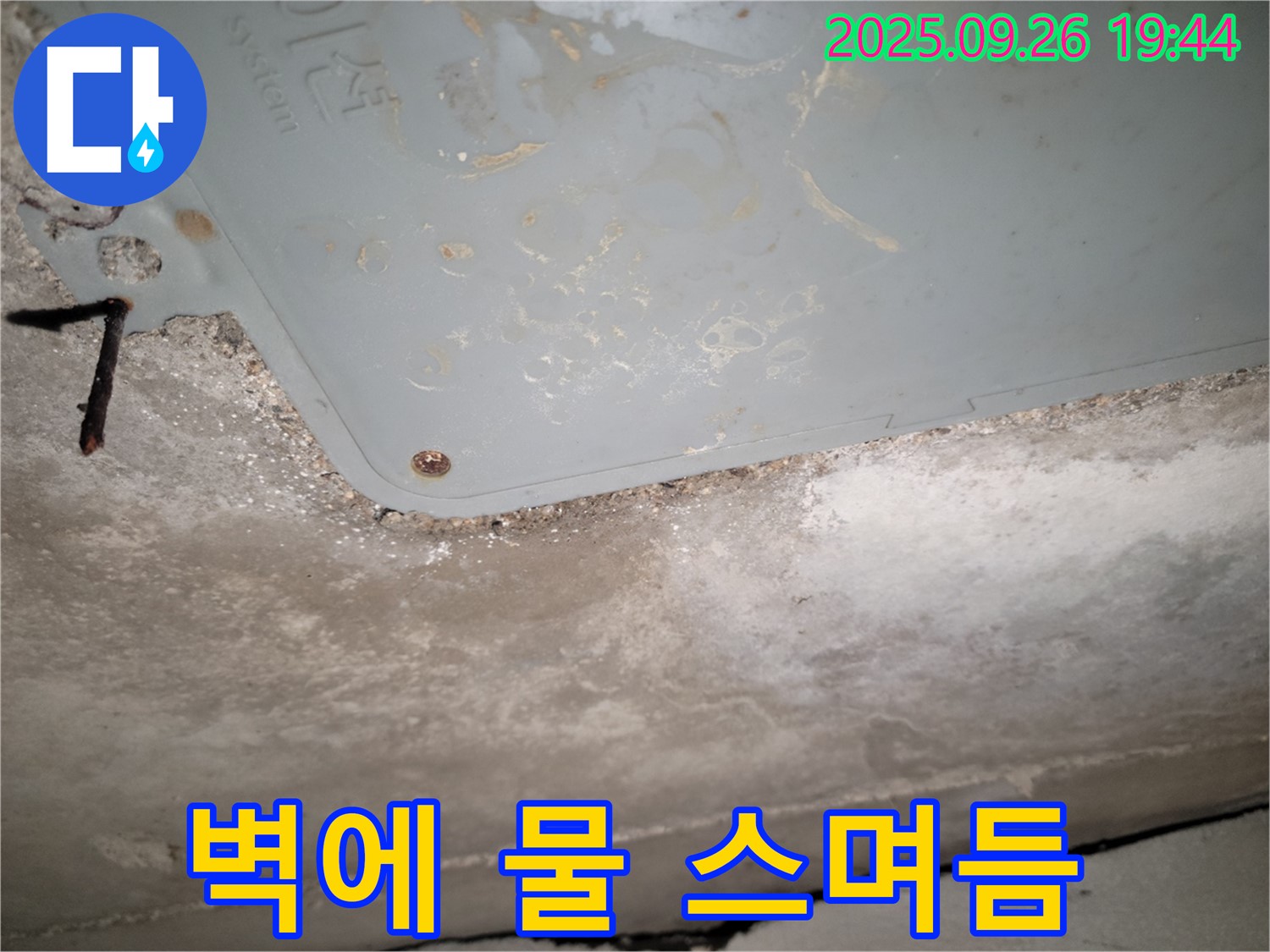 동두천 누수 - 벽에 물 스며듬, 즉시 연락