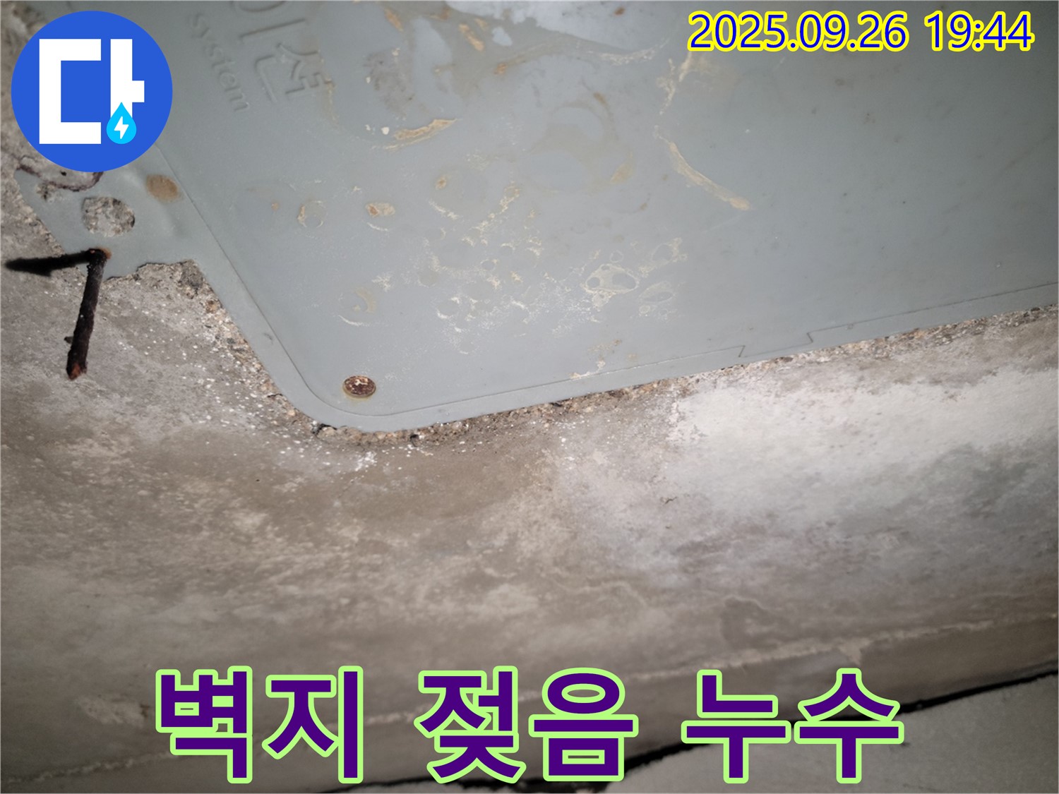 동두천 누수 - 벽지 젖음과 함께 발견된 누수