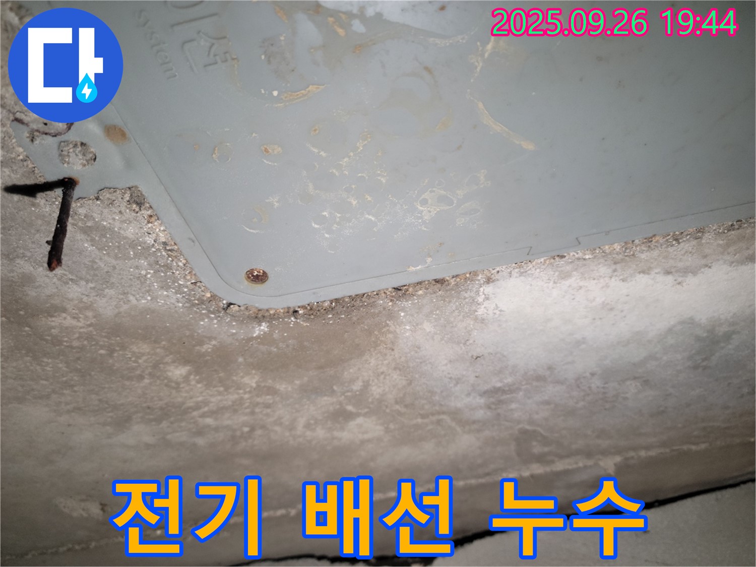 동두천 누수 - 천장 누수, 전기 배선 안전 점검