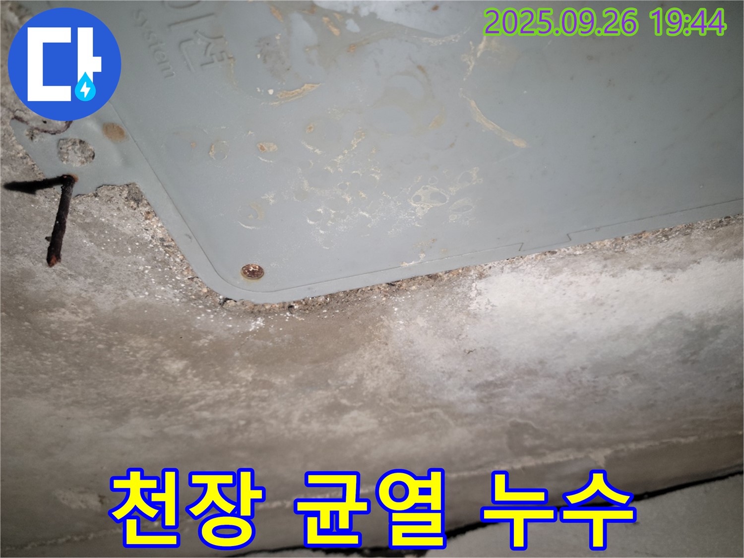동두천 누수 - 콘크리트 천장 균열, 건물 안전 - 누수 위험