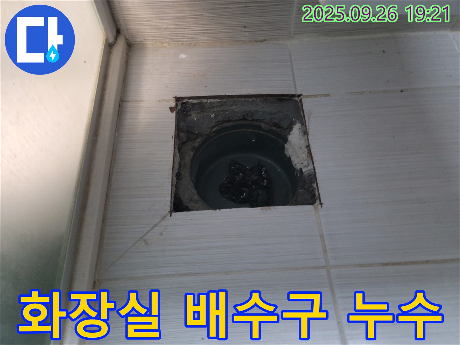 동두천 누수탐지 현장 - 화장실 배수구 주변 누수 문제 해결 과정