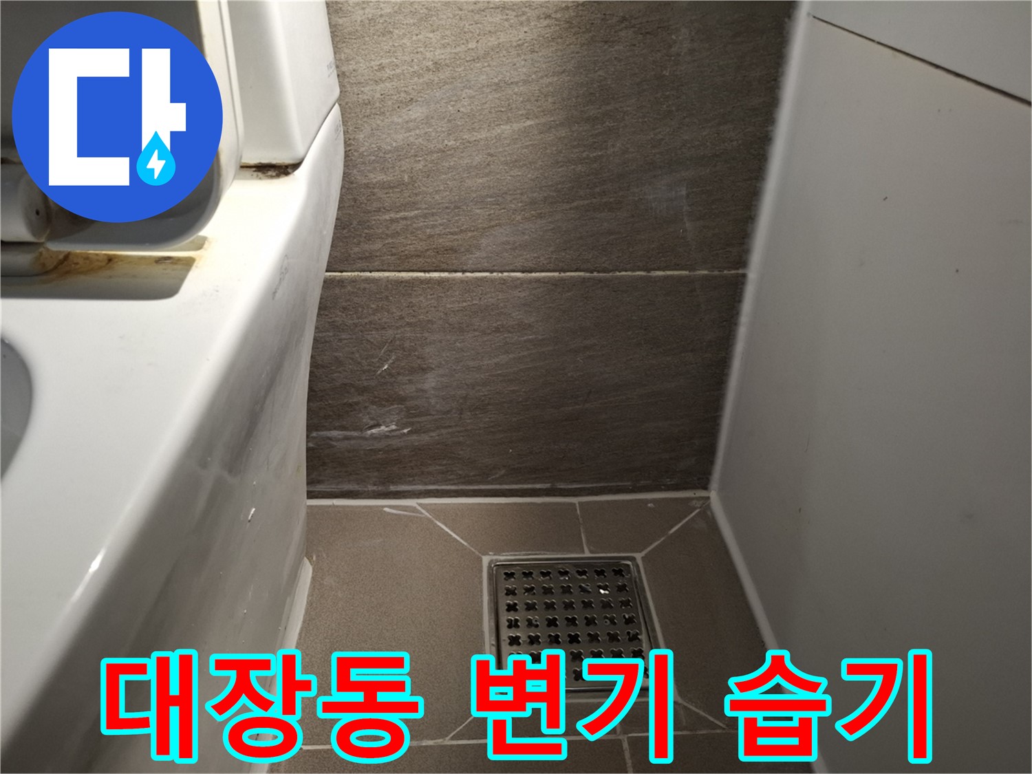 판교 대장동 변기 주변 습기 - 변기 문제 의심