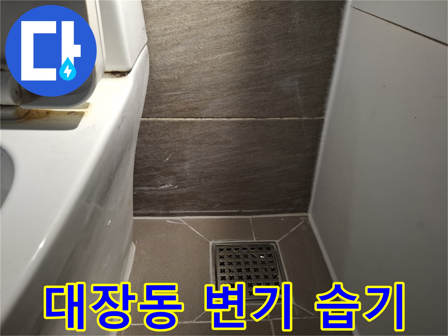 판교 대장동 변기 주변 습기 - 변기 문제 의심