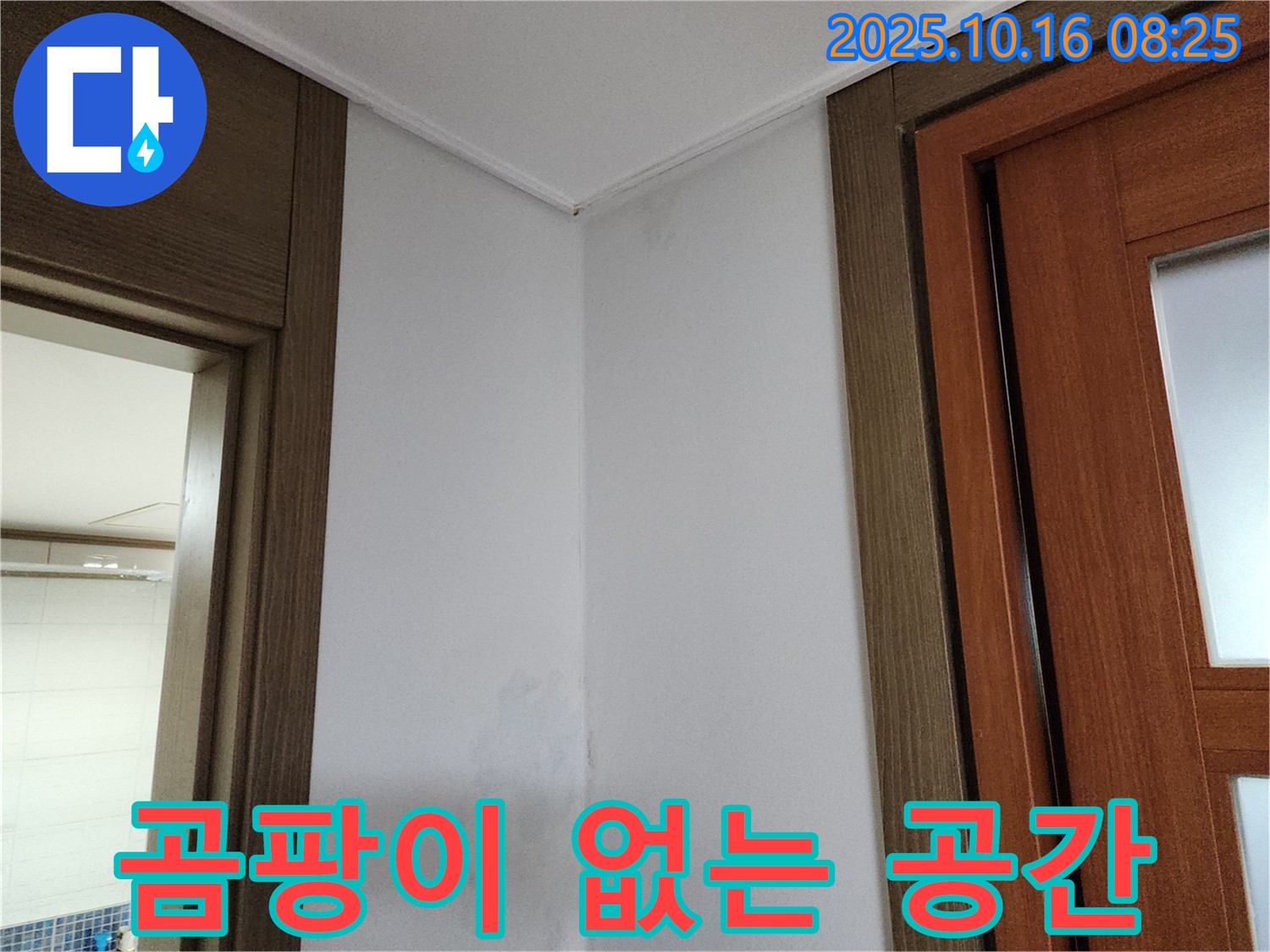 누수 공사 후 곰팡이 없는 쾌적한 공간 - 건강한 생활 환경 조성