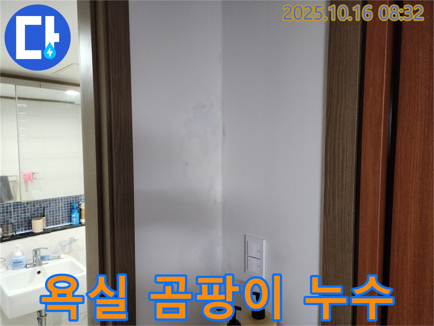 양주시 남면 욕실 곰팡이 - 누수 해결 우선 - 경신리 누수 전문가