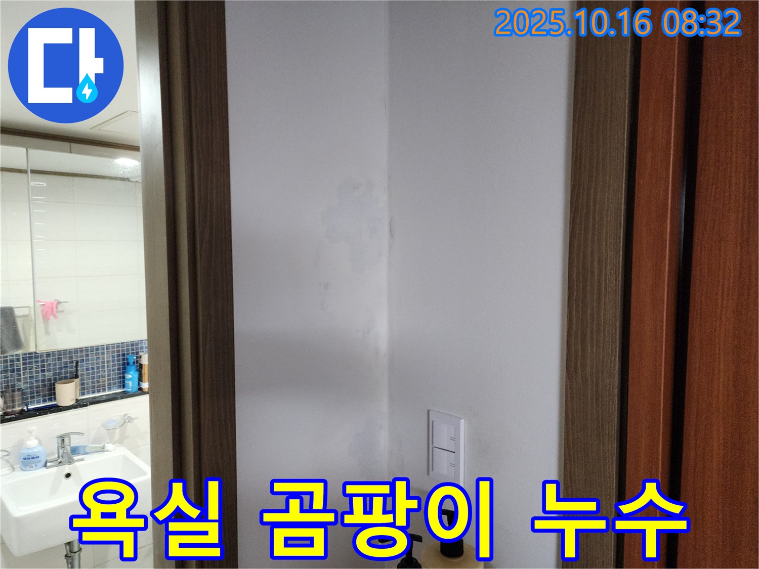 양주시 남면 욕실 곰팡이 - 누수 해결 우선 - 경신리 전문가
