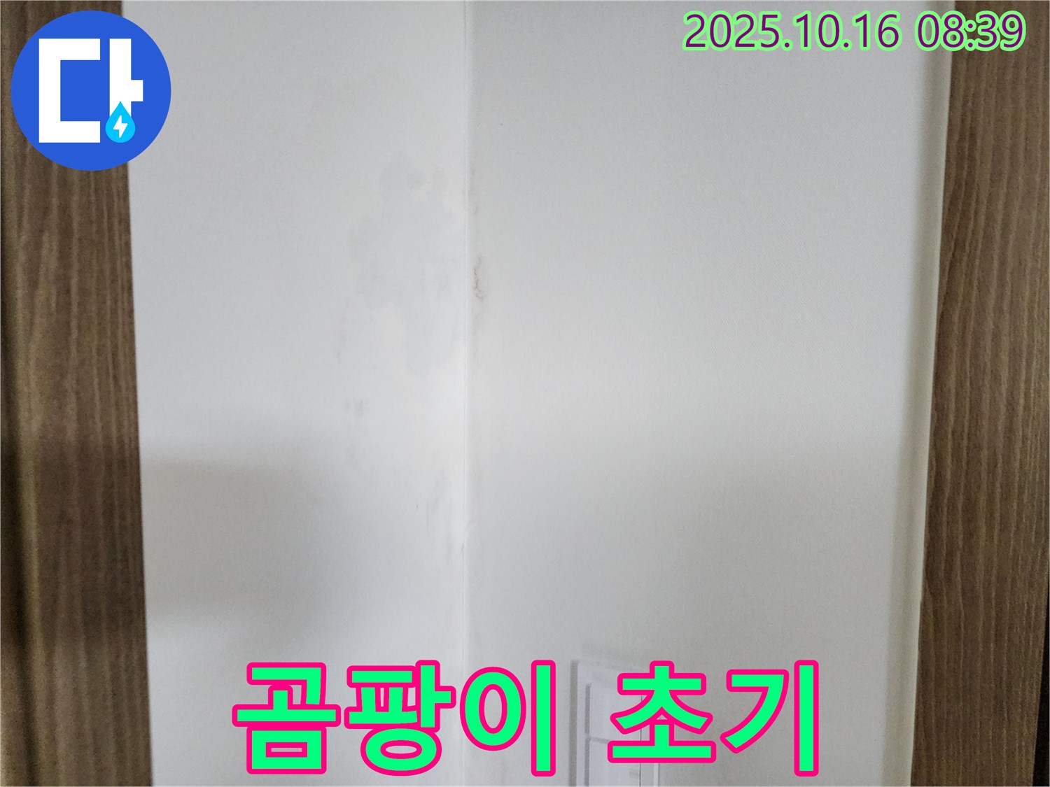 양주시 남면 주택 곰팡이 초기 - 골든 타임, 빠른 누수 점검 필요