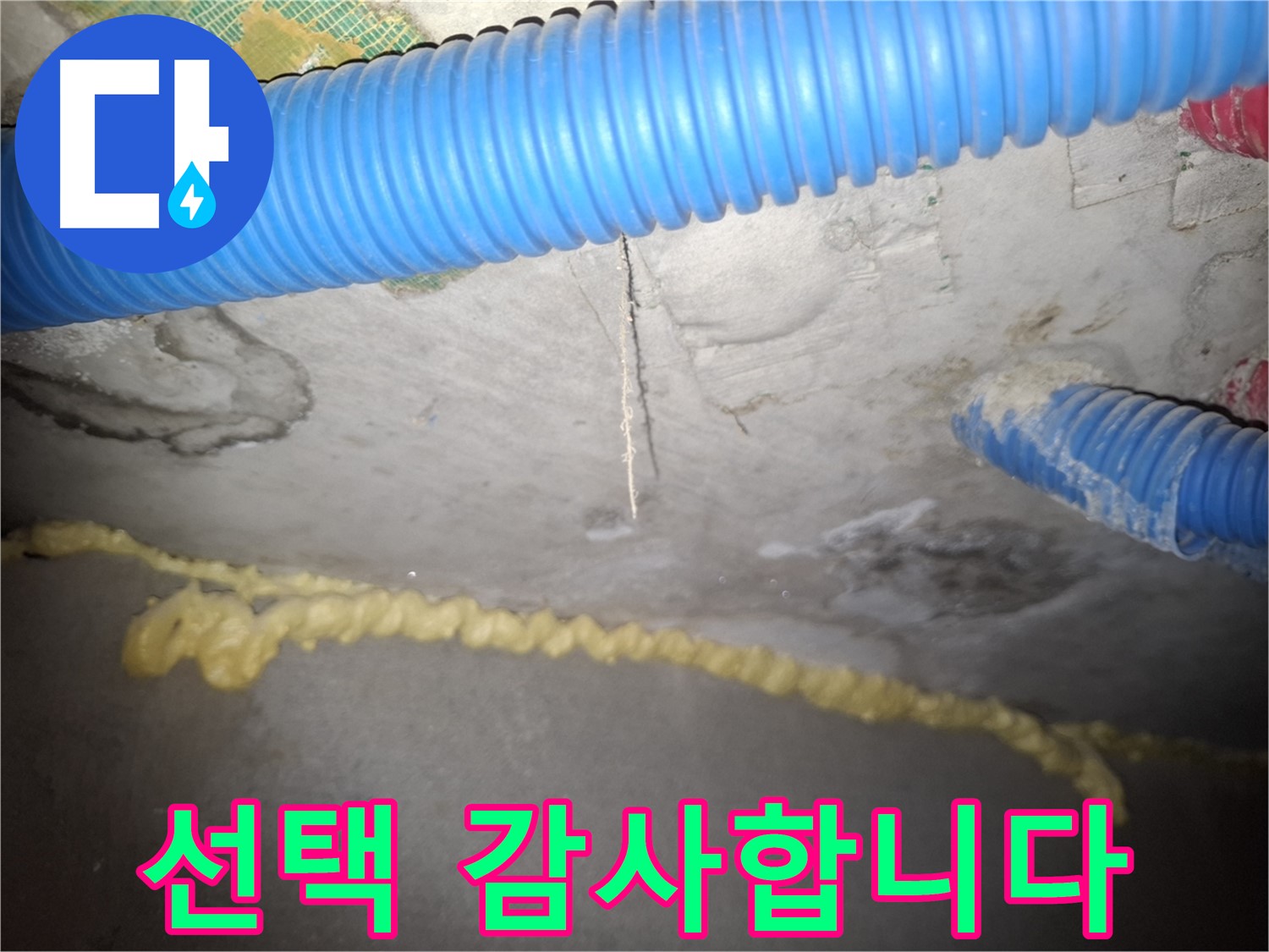저희를 선택해주셔서 감사합니다 - 신풍동 누수