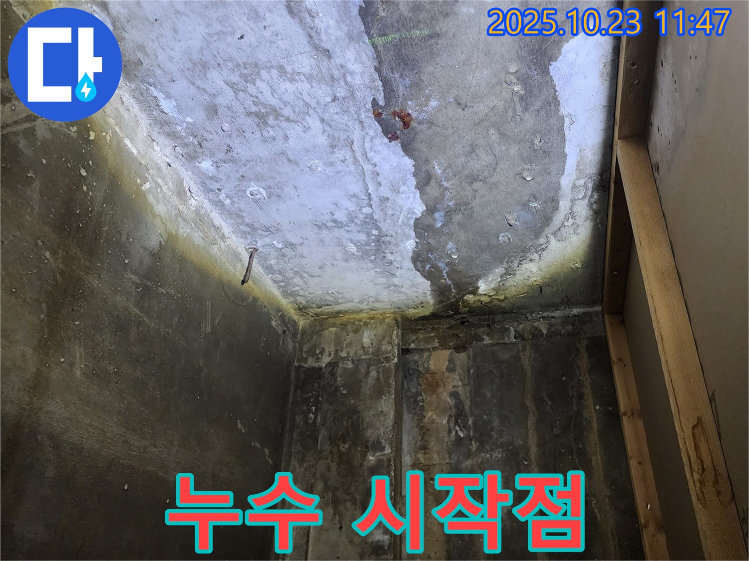 양주시 - 천장 누수, 누수 시작점 탐색