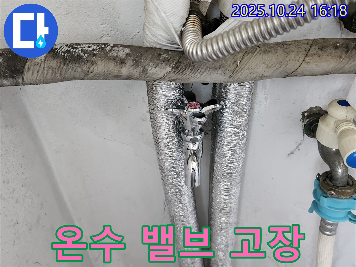 양주 세탁기 온수 밸브 고장 - 새 밸브로 교체 완료!