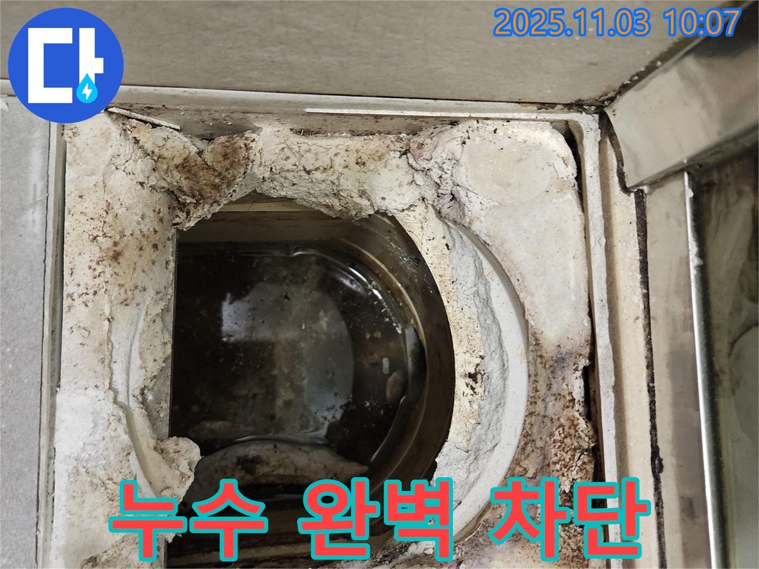 성동구 신금호파크자이 욕실 - 배수구 누수 완벽 차단 성공!