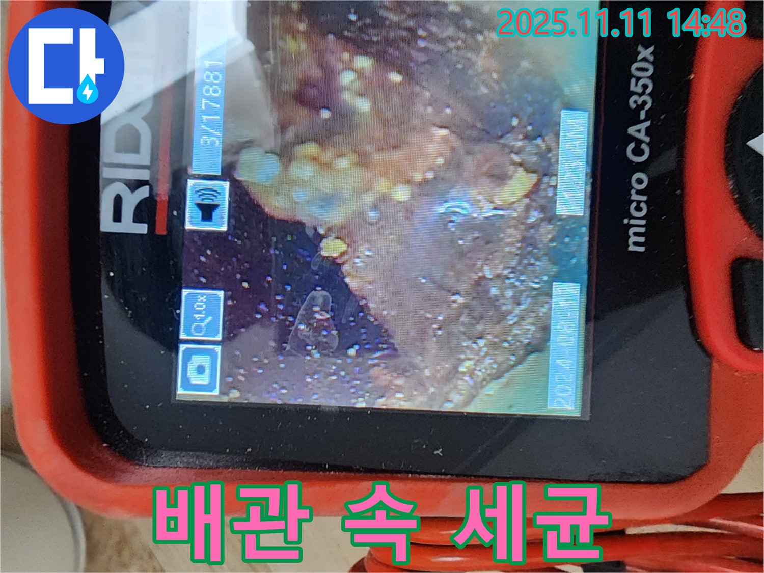 배관 속 세균 - 특공대 준비!