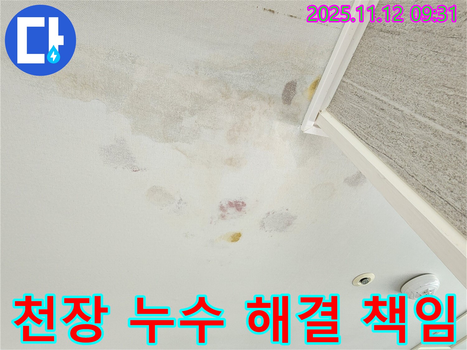 경기도 포천시 소흘읍 누수 - 천장 누수 해결 전문가가 책임