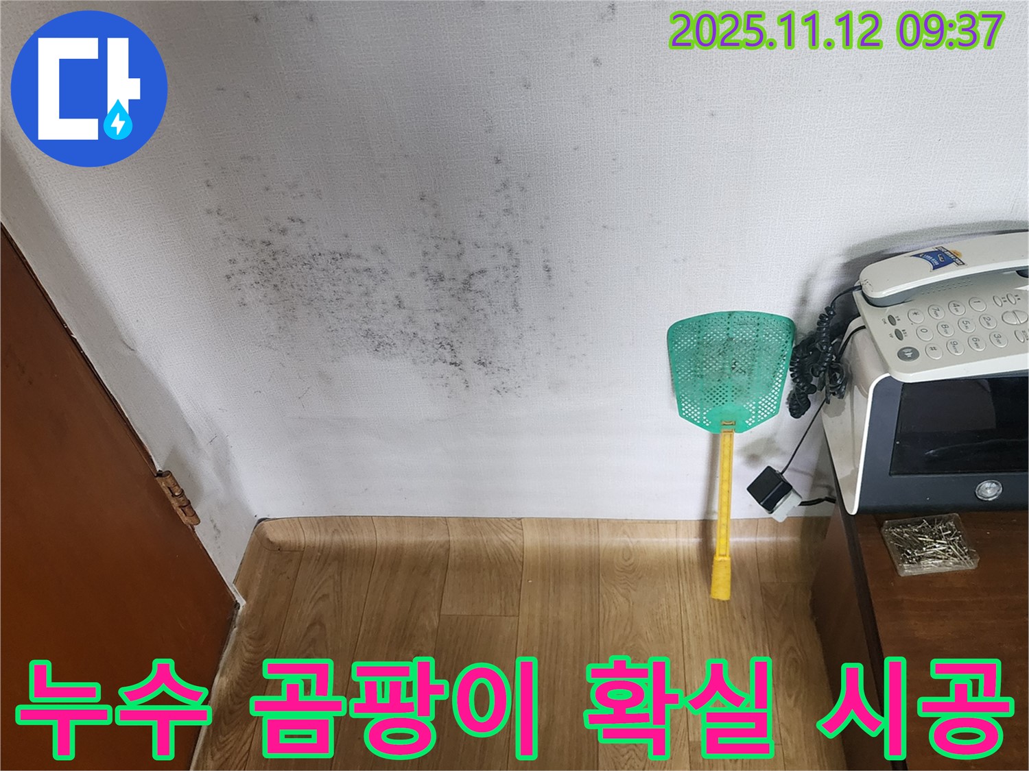 주택 벽 곰팡이 - 누수탐지로 곰팡이 문제를 해결하고 쾌적한 환경으로! 확실한 시공!