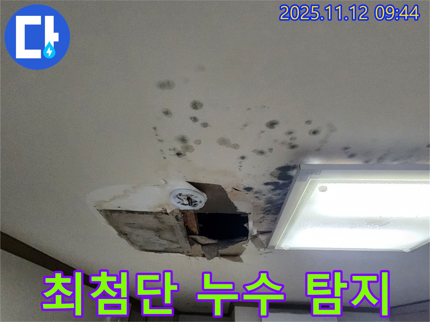 최첨단 - 누수 탐지 장비 - 정확한 위치 파악 - 효율적인 공사