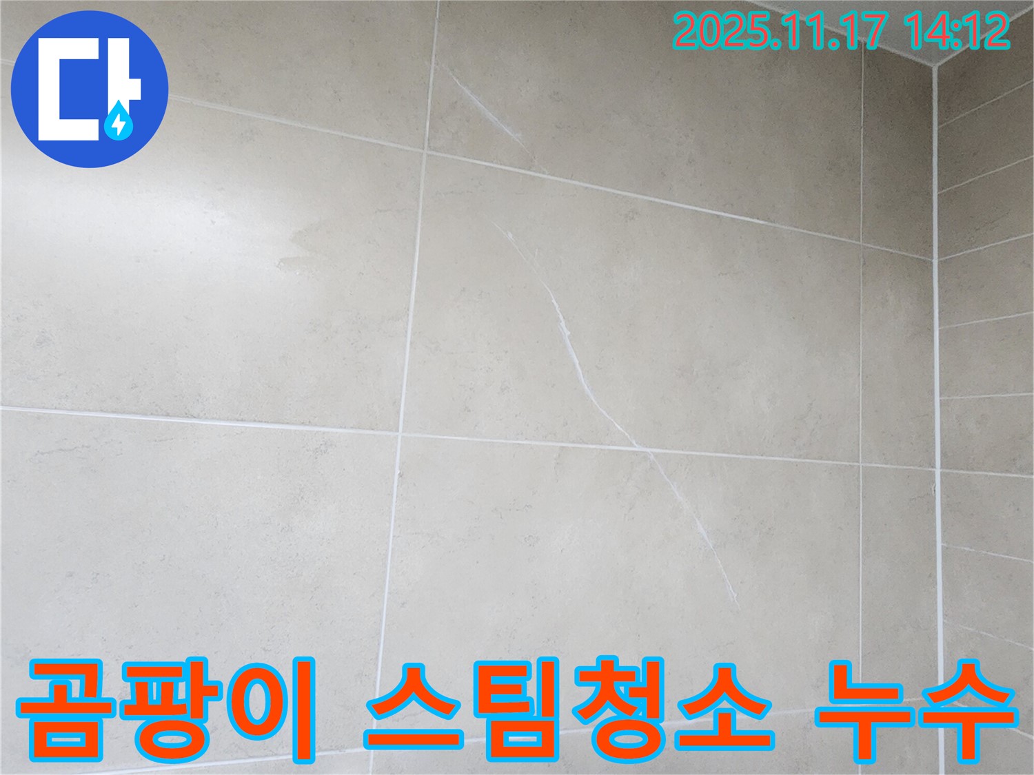 군내면 욕실 타일 - 스팀 청소 후에도 곰팡이와 누수의 연관성 분석