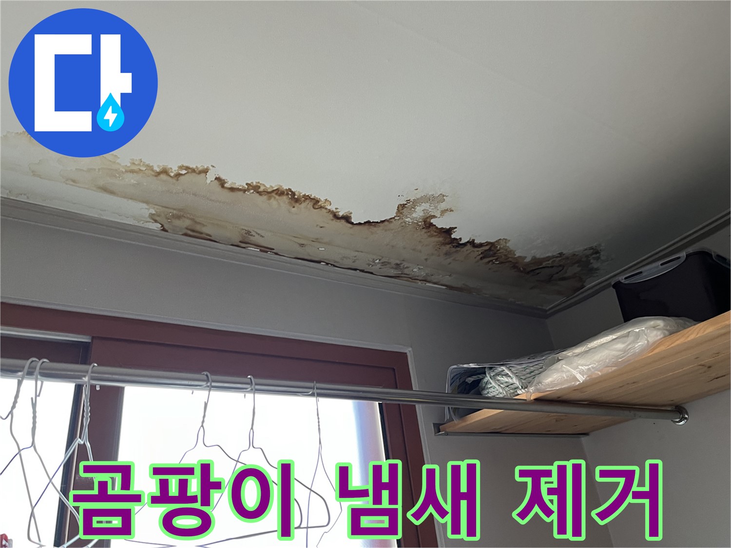 의정부 가능동 빌라 천장 누수 - 곰팡이 냄새까지 완벽하게 제거!