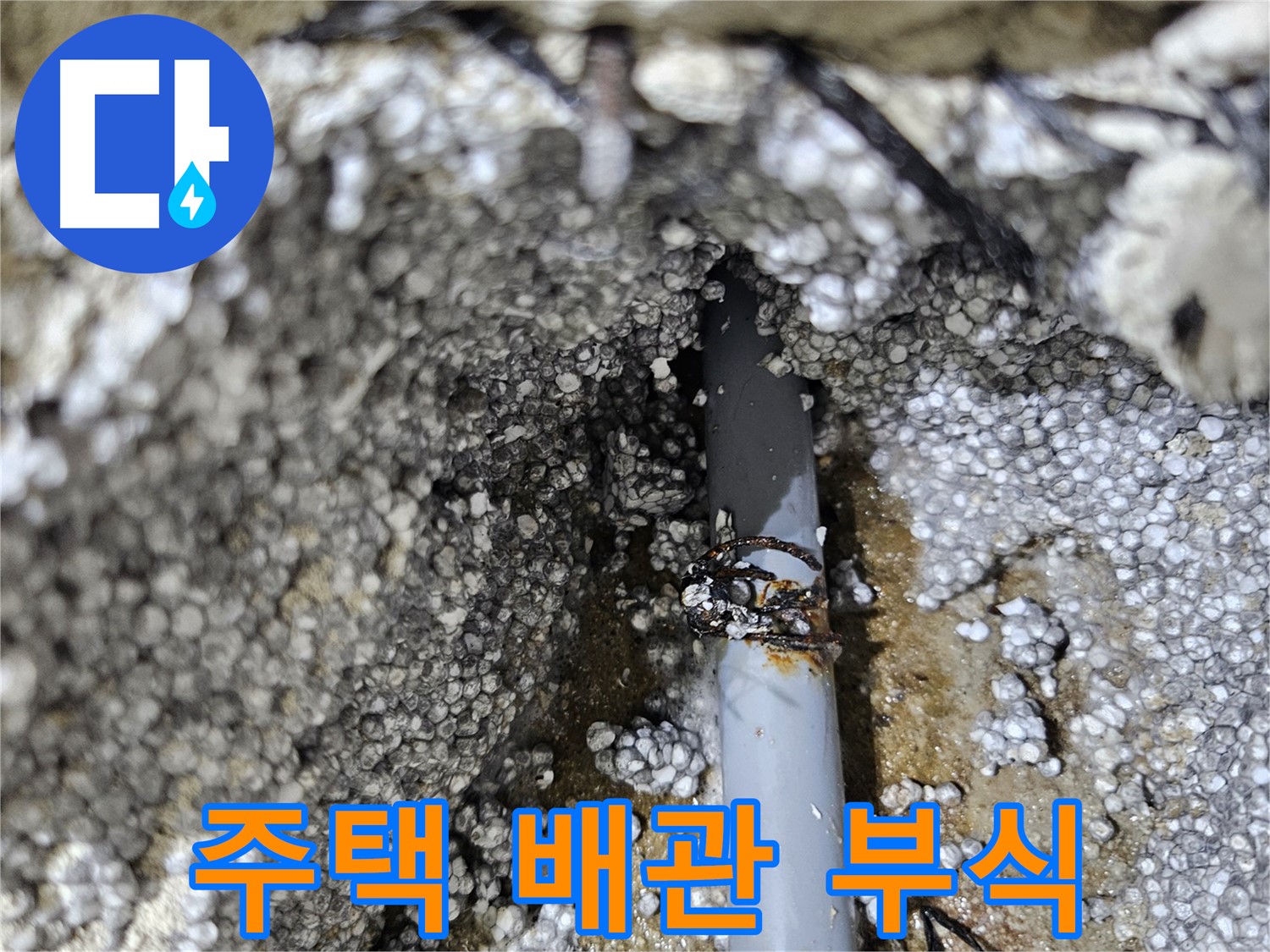 이천시 마장면 주택 배관 부식 누수 해결